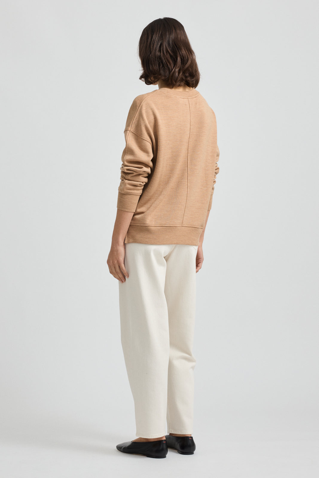 TOORALLIE LOUNGE SPLIT HEM CREW