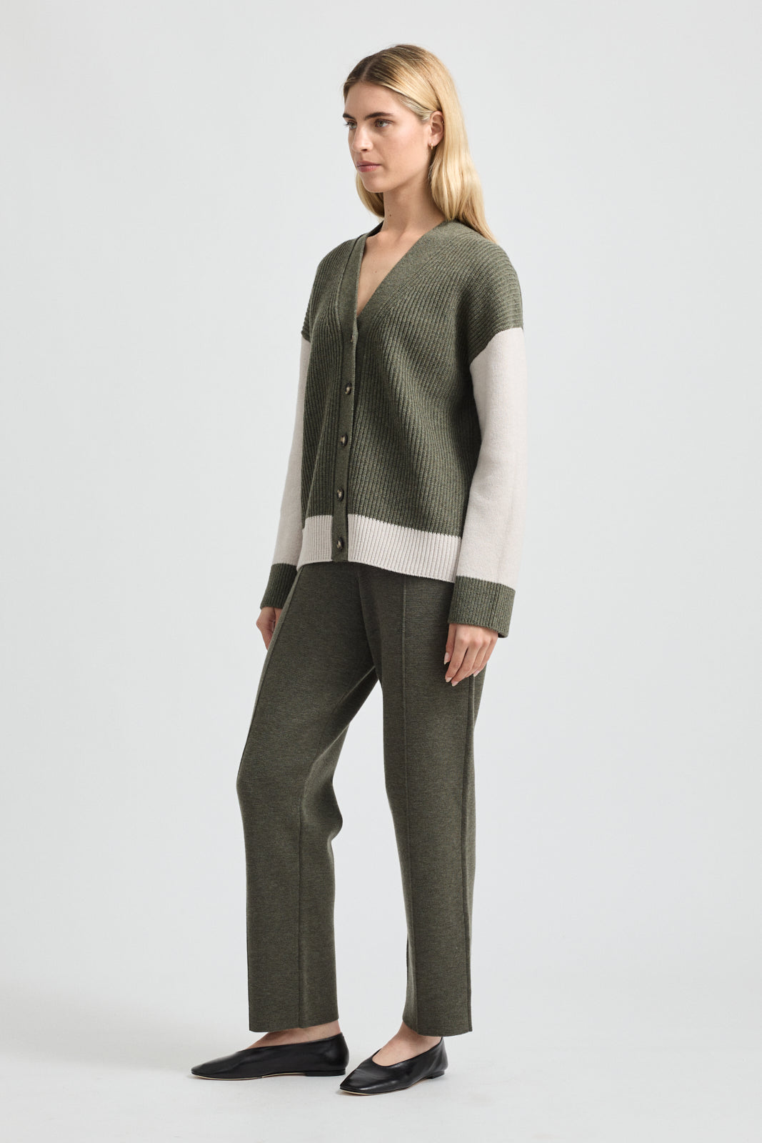 TOORALLIE CONTRAST TRIM CARDIGAN