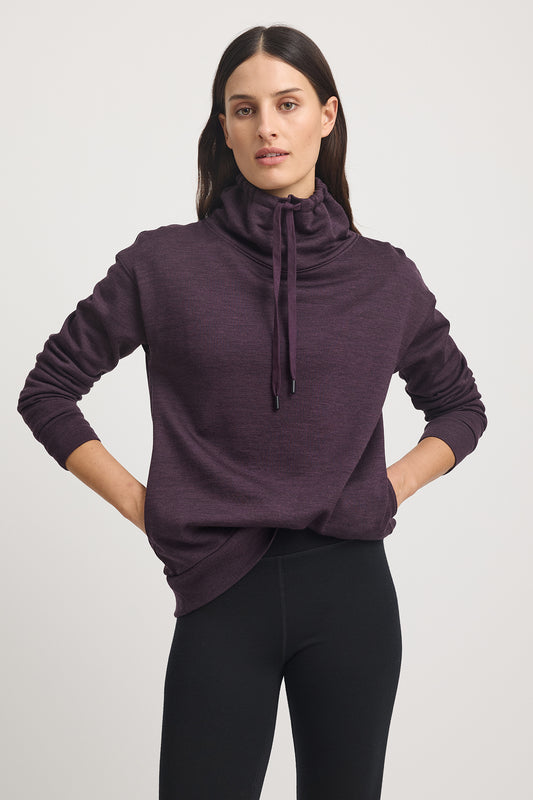 TOORALLIE LOUNGE FUNNEL NECK