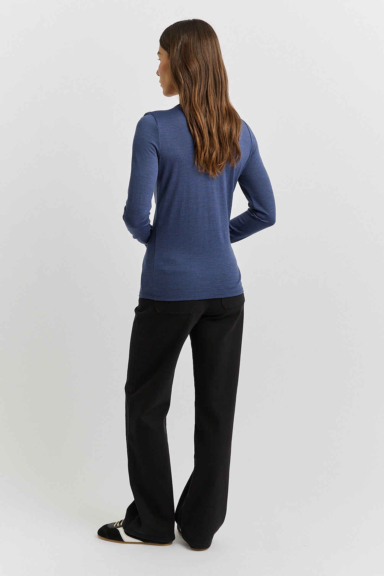 TOORALLIE CREW MERINO TEE - GALAXY