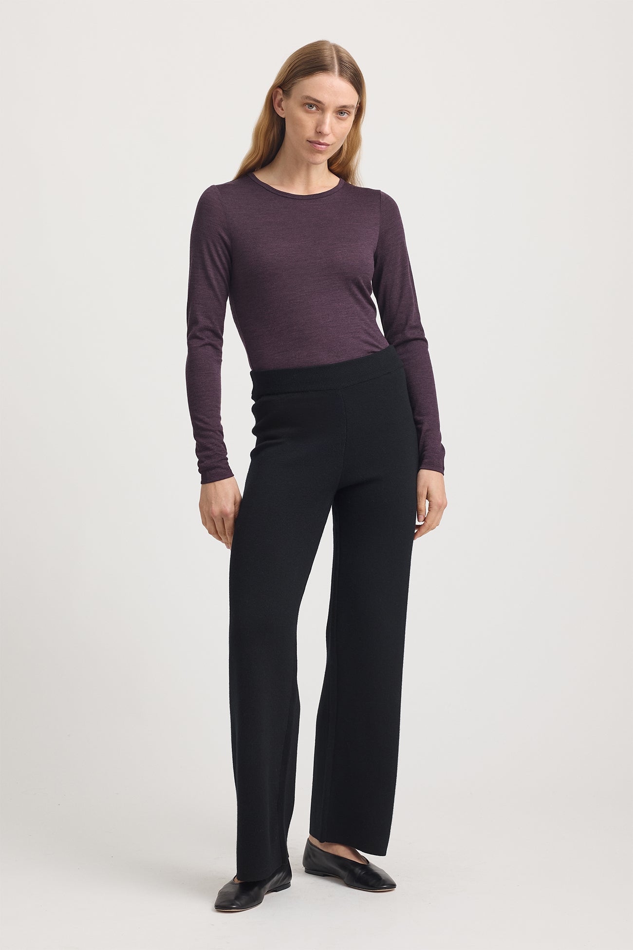 TOORALLIE CREW MERINO TEE - SUMAK