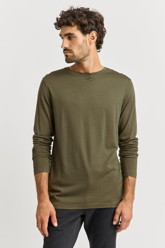 TOORALLIE MERINO LNG SLEEVE T'SHIRT