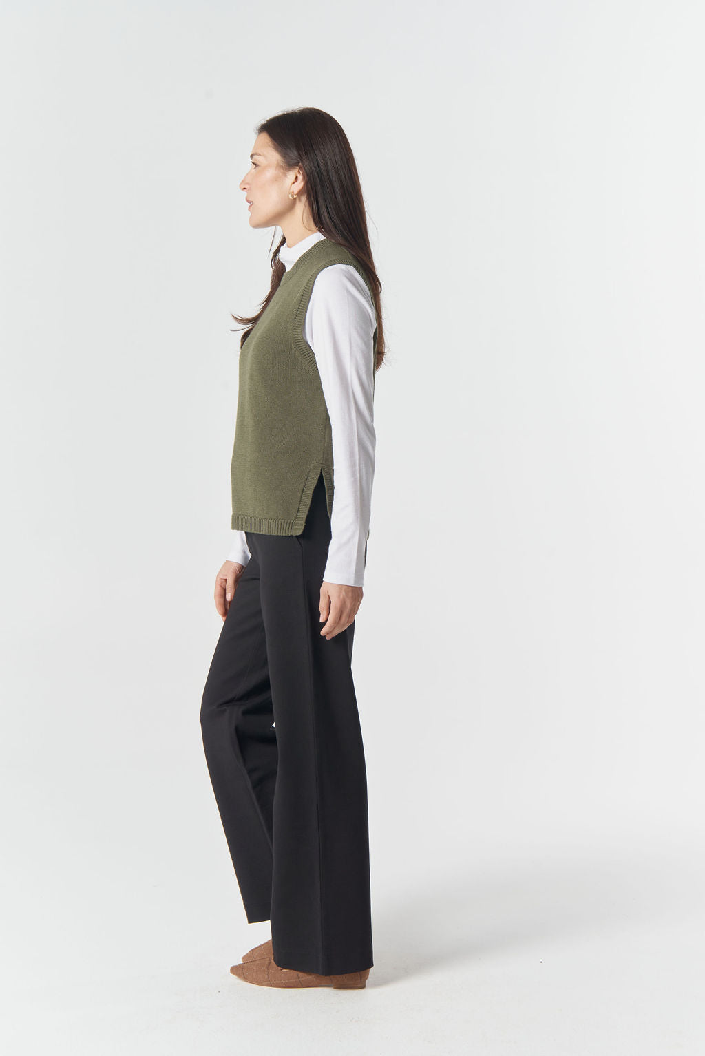 GOONDIWINDI AMBER MERINO COTTON VEST