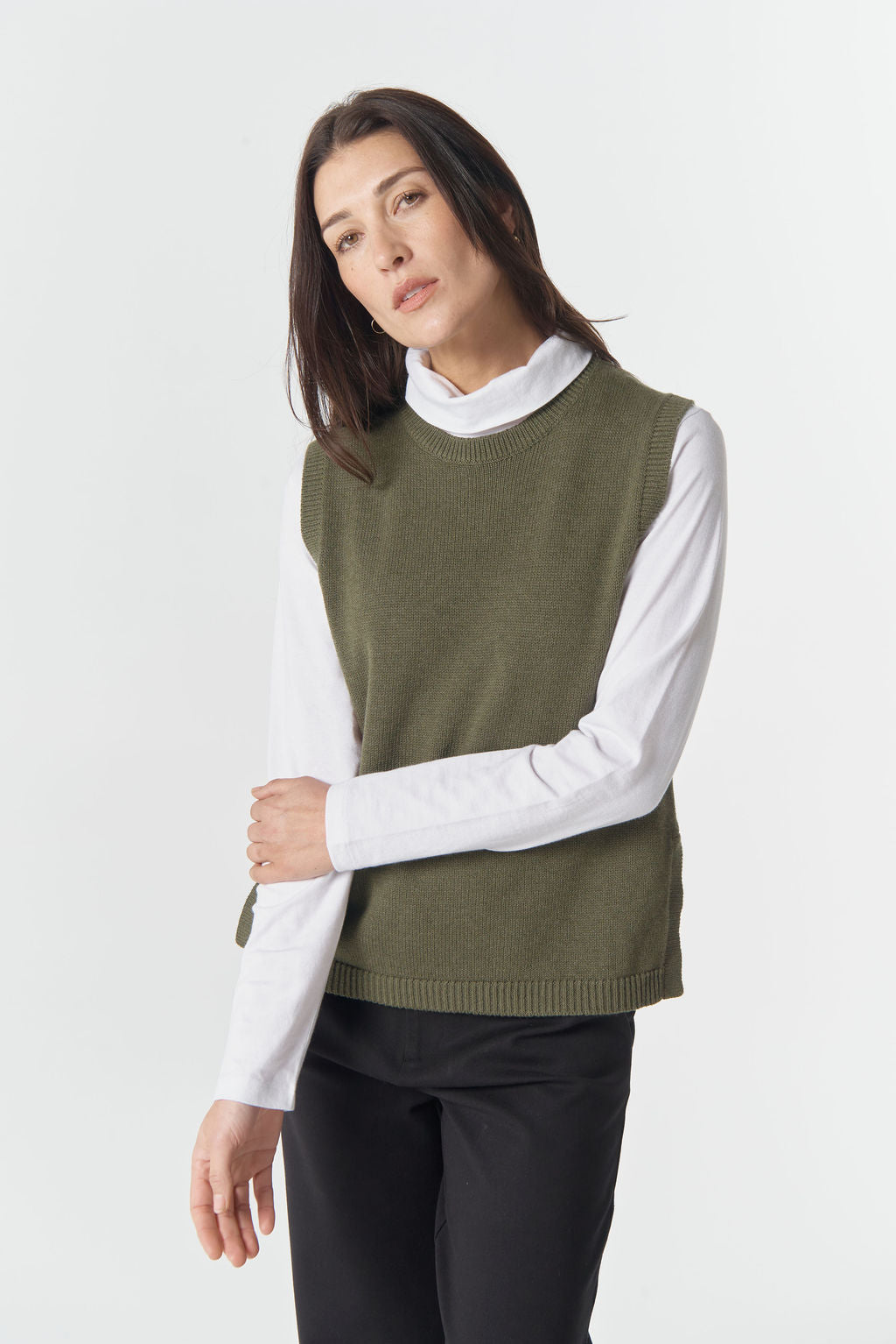 GOONDIWINDI AMBER MERINO COTTON VEST