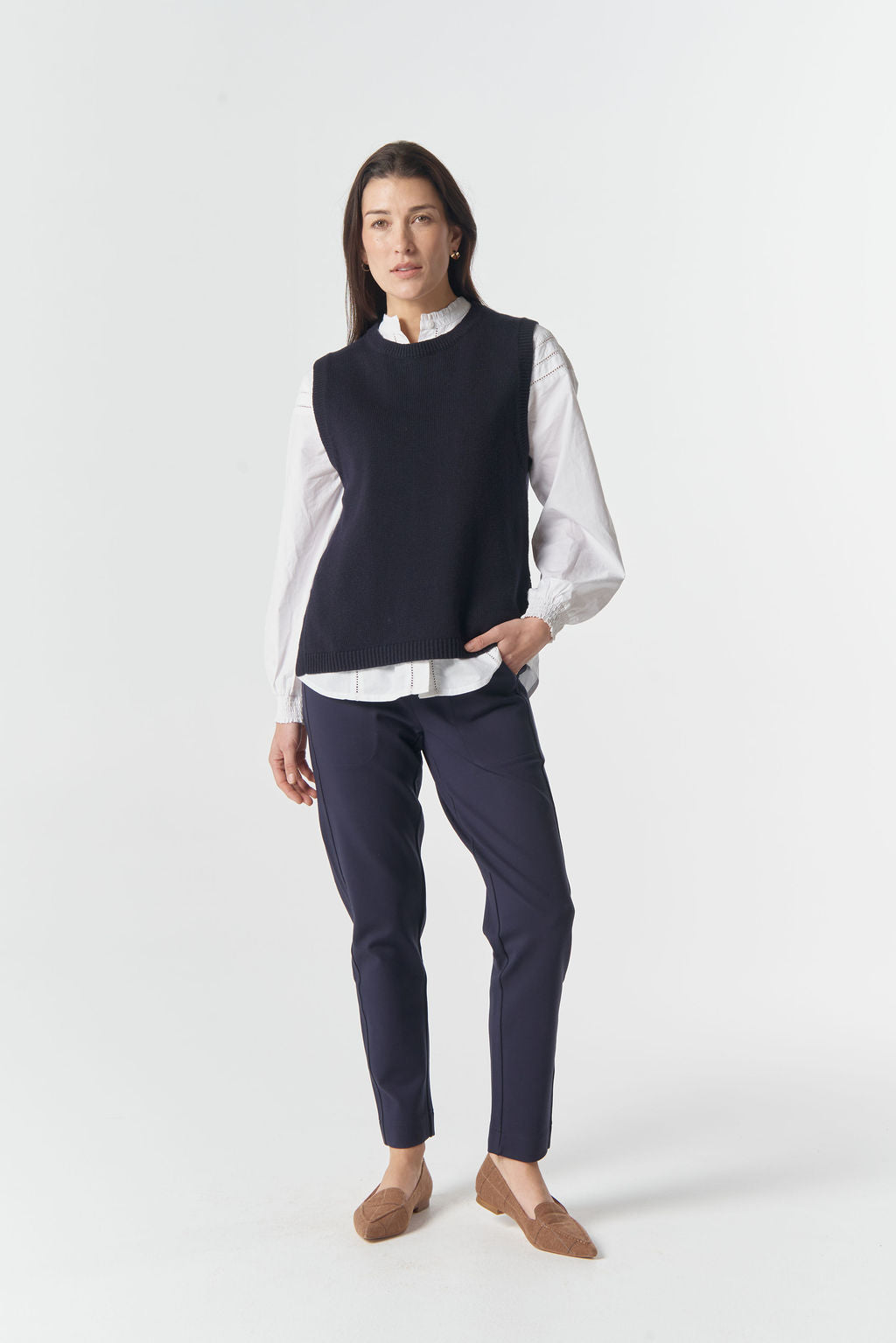 GOONDIWINDI AMBER MERINO COTTON VEST