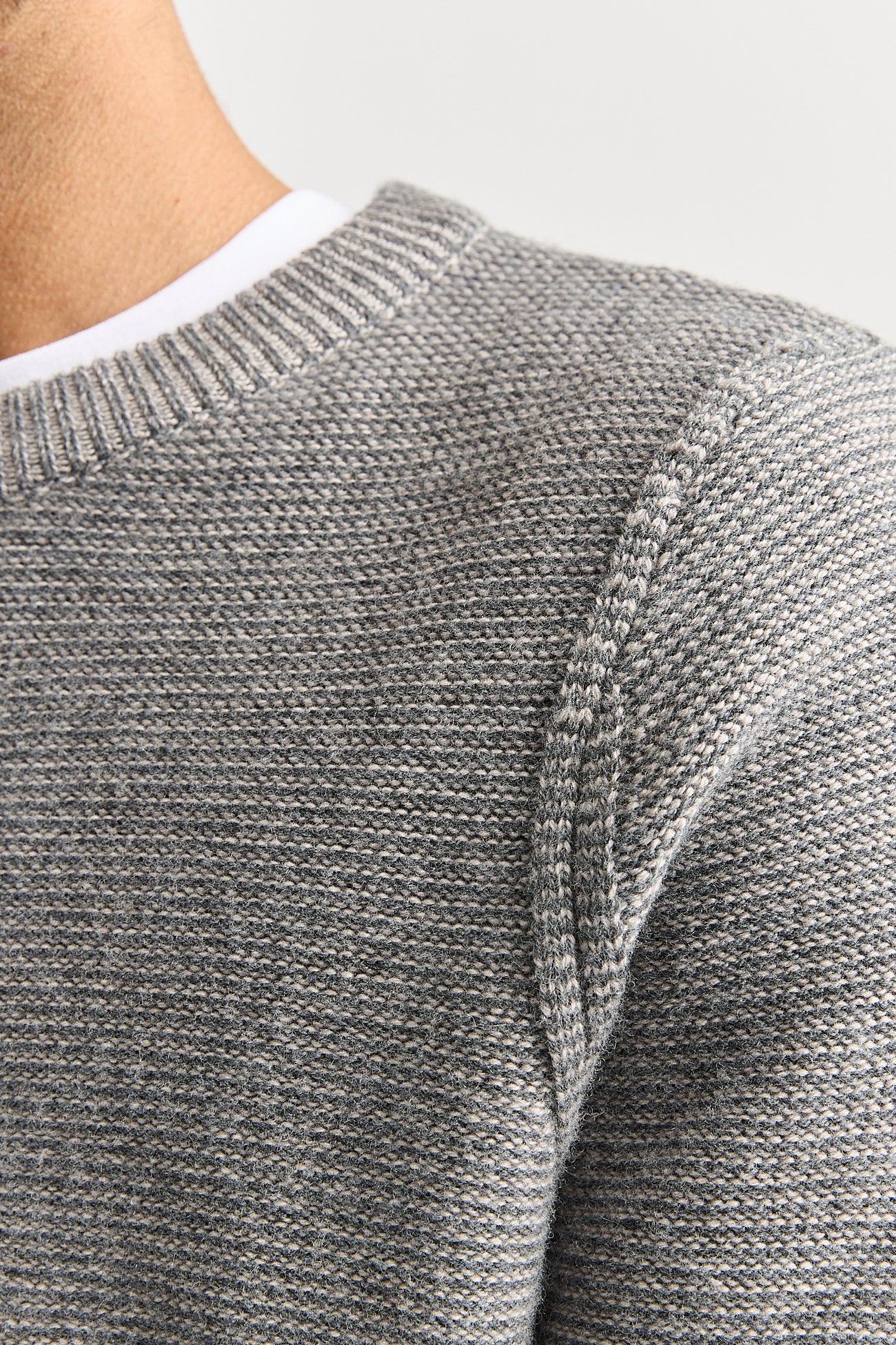 TOORALLIE LINKS STRIPE CREW JUMPER