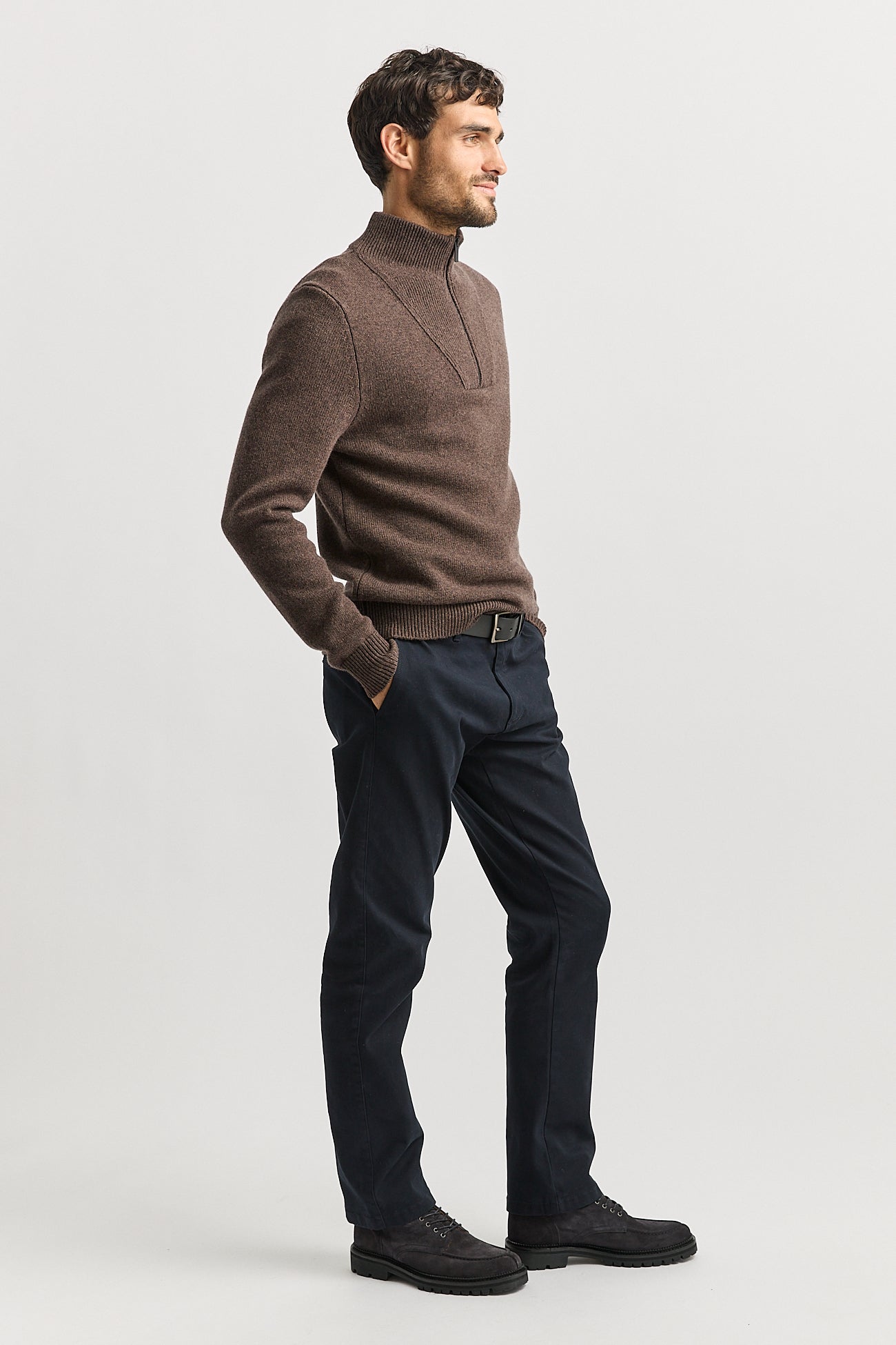 TOORALLIE LAMBSWOOL HALF ZIP