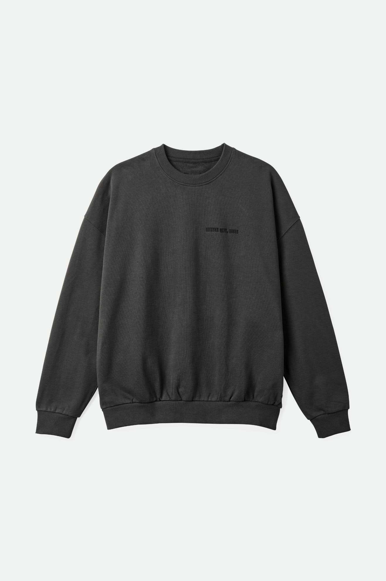 BRIXTON EMBROIDERED HEAVY WEIGHT CREW