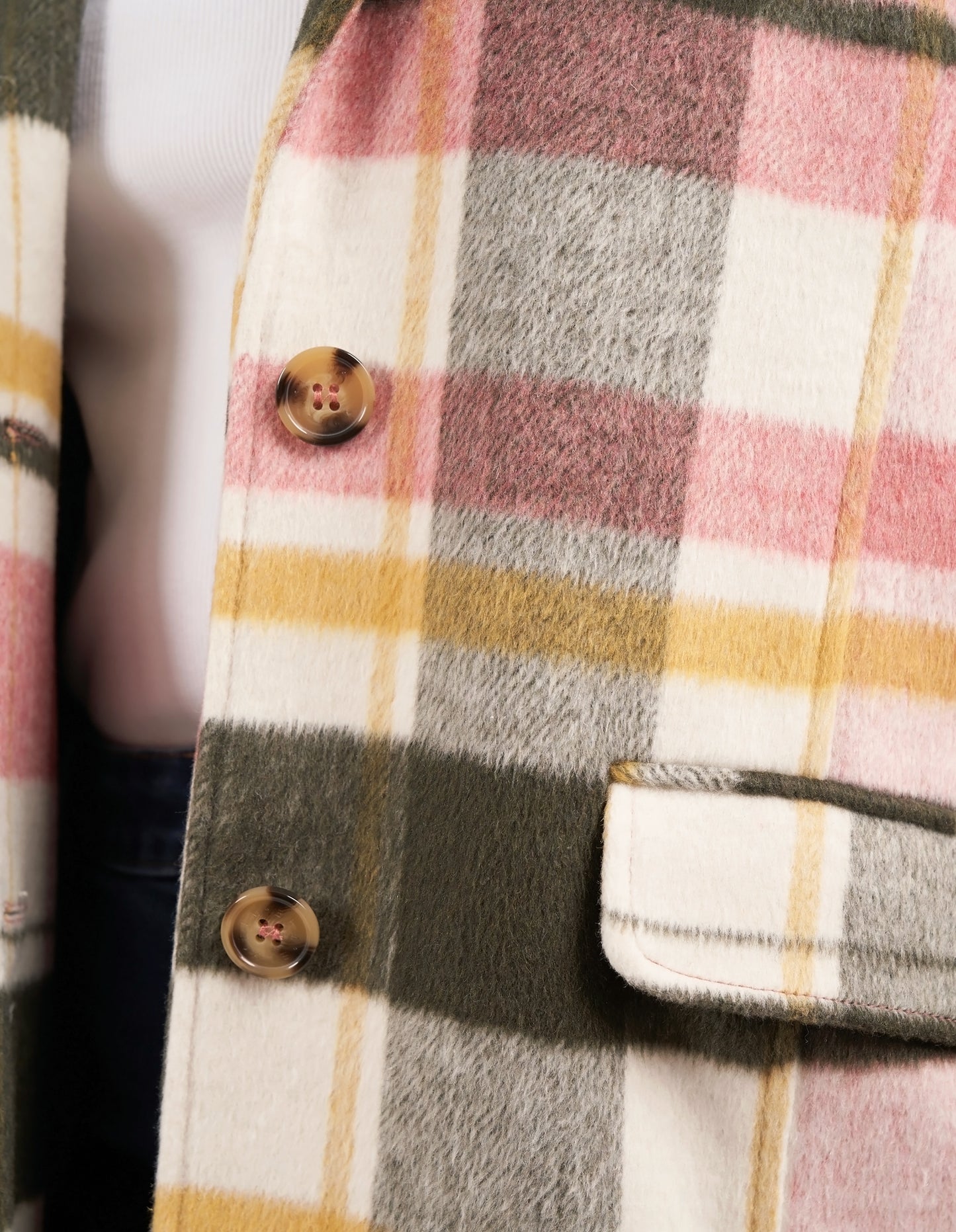 ELM BLANCHE CHECK COAT