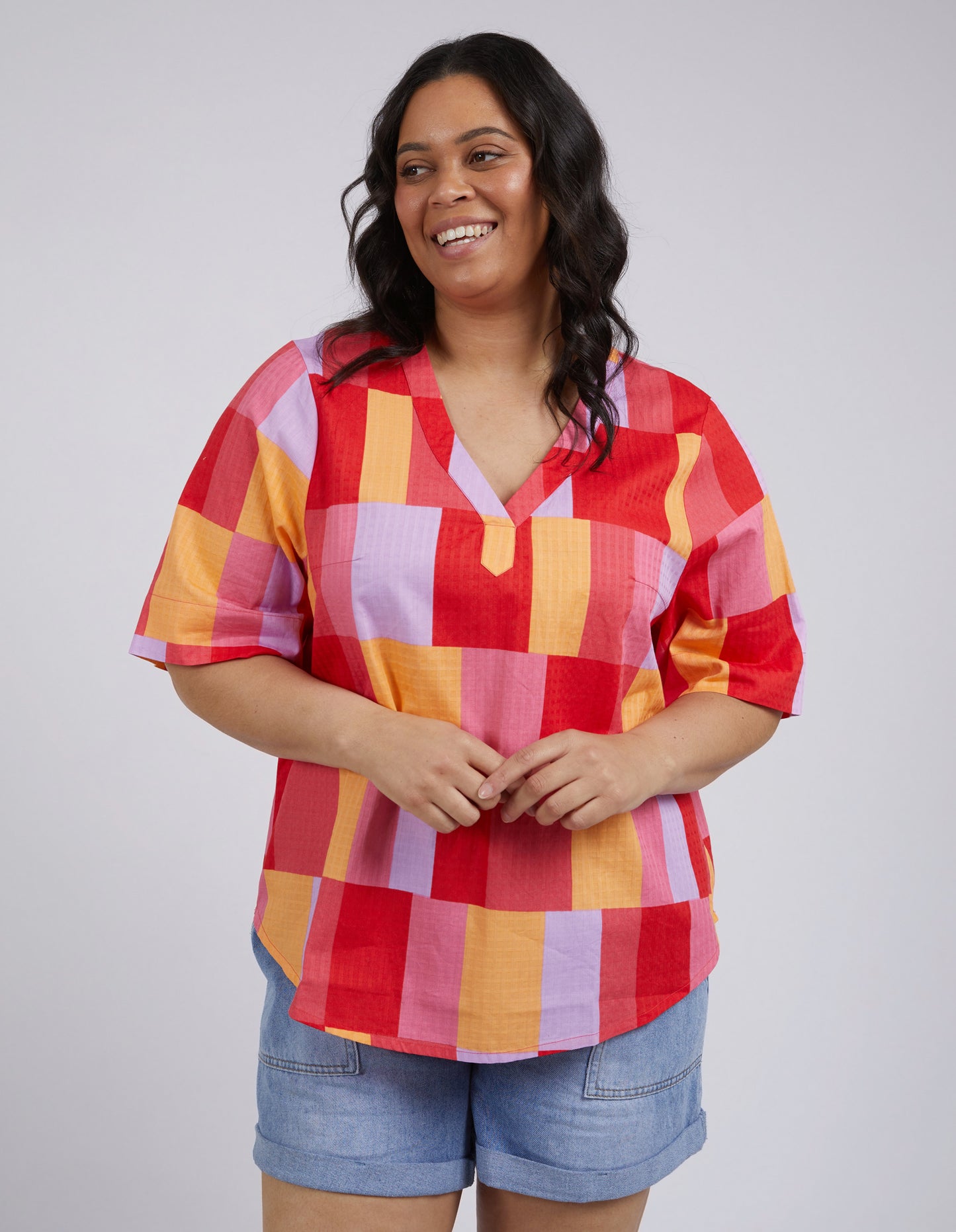 ELM SOEIL CHECK TOP