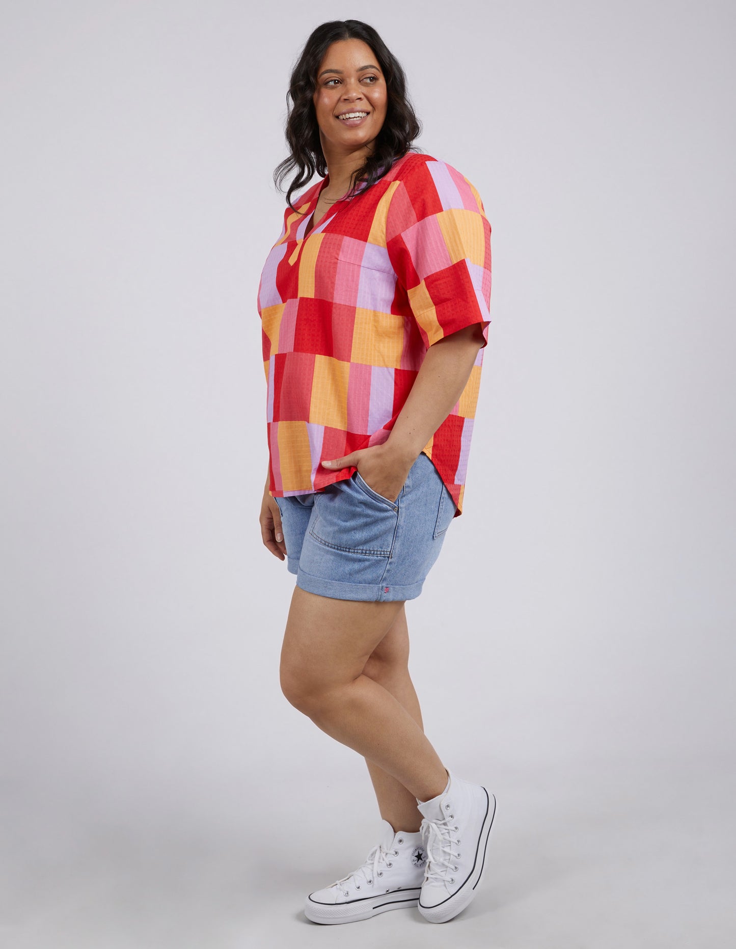 ELM SOEIL CHECK TOP
