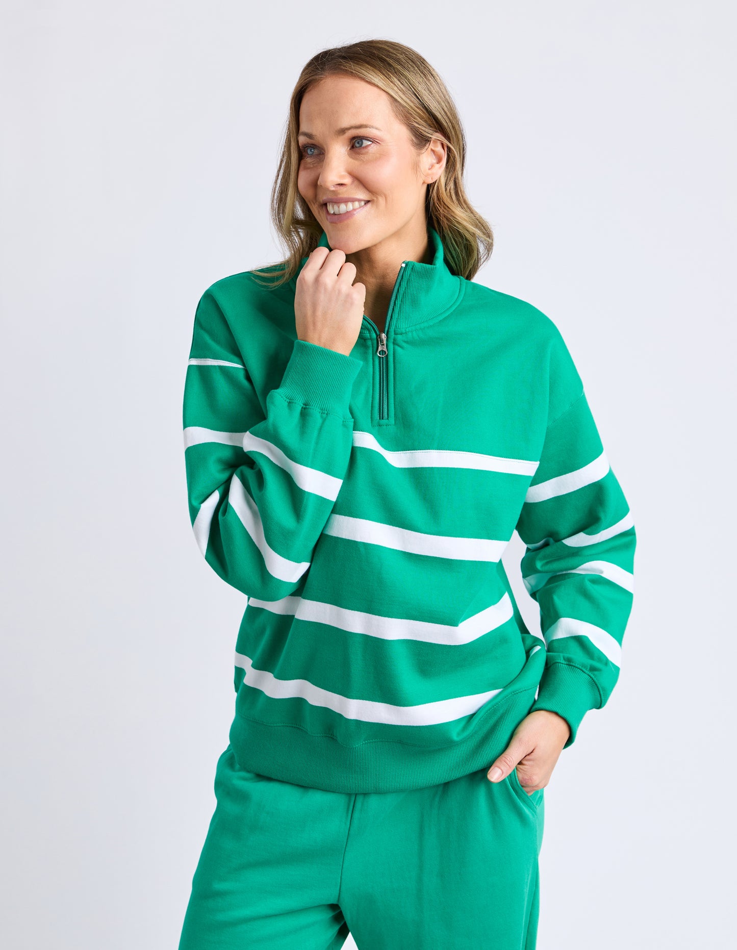 ELM LANE ZIP CREW