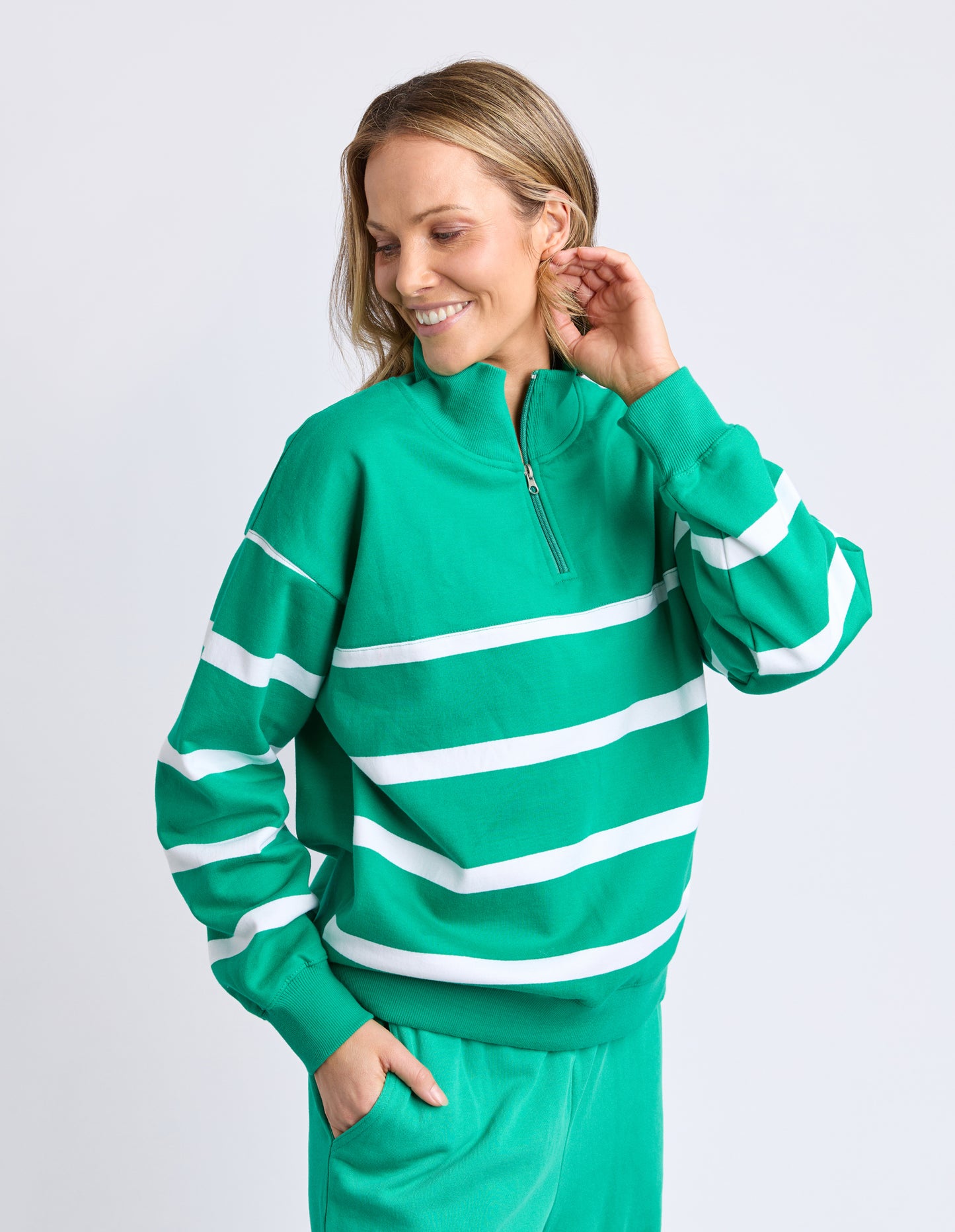 ELM LANE ZIP CREW