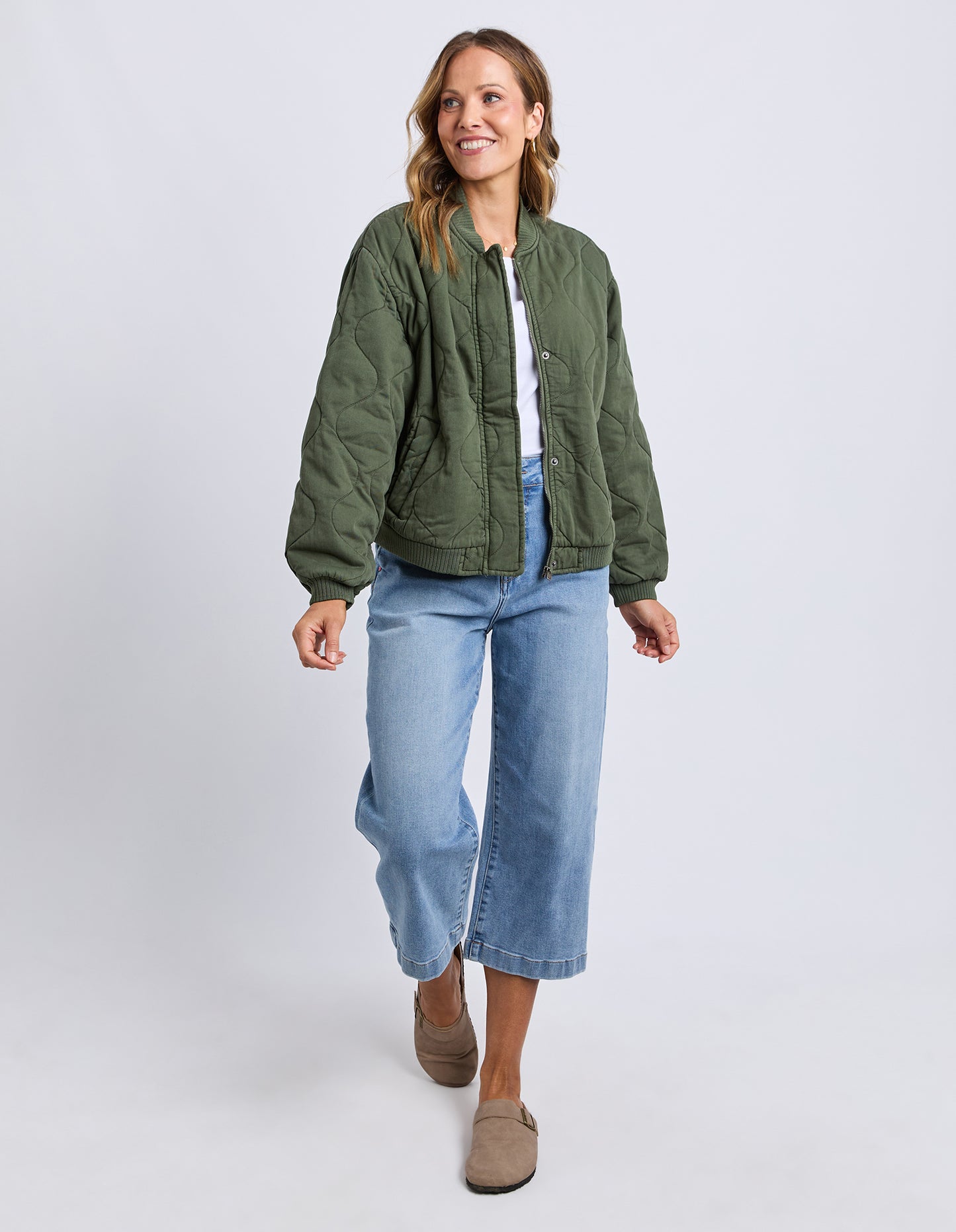 ELM JEAN BOMBER JACKET