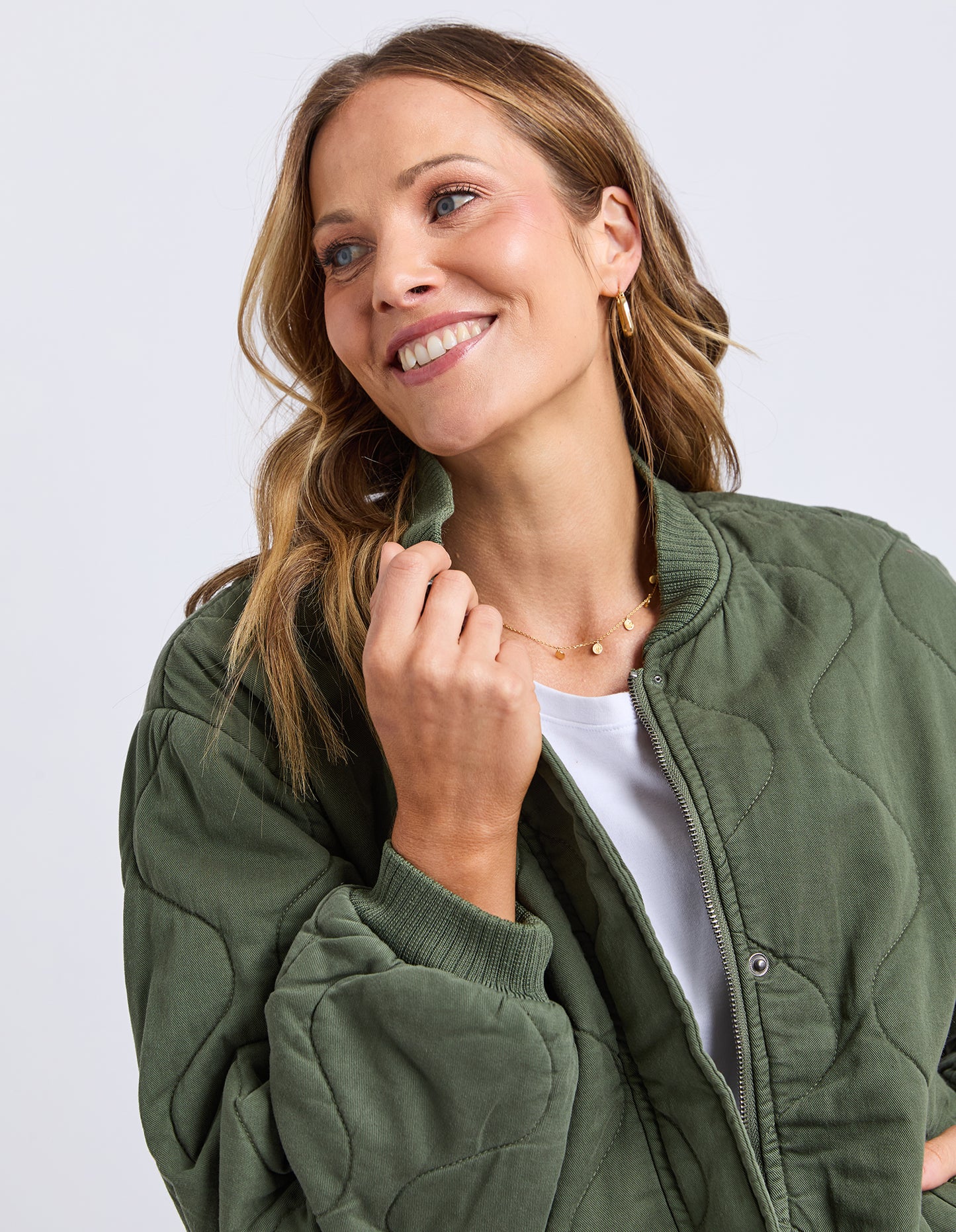 ELM JEAN BOMBER JACKET