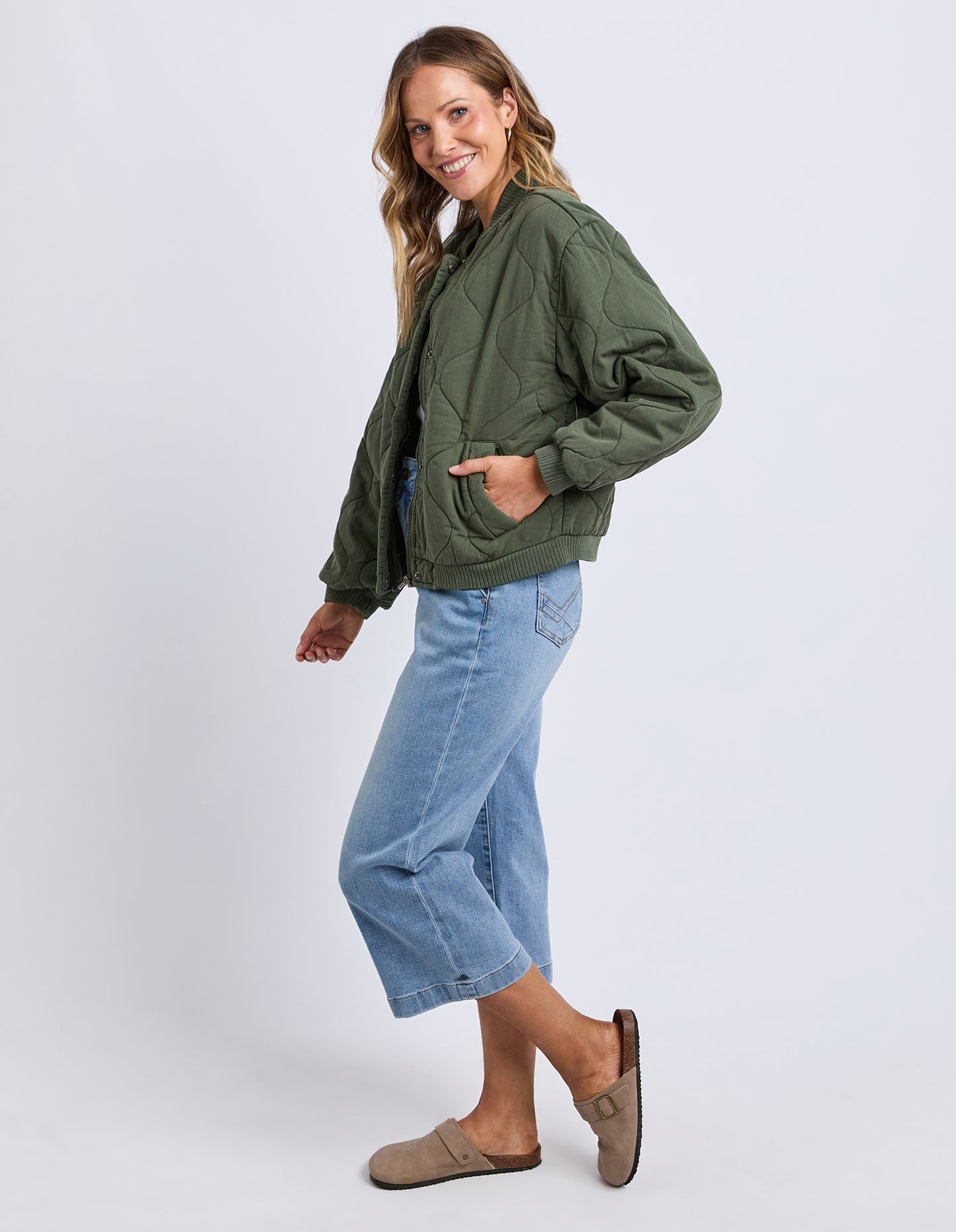 ELM JEAN BOMBER JACKET
