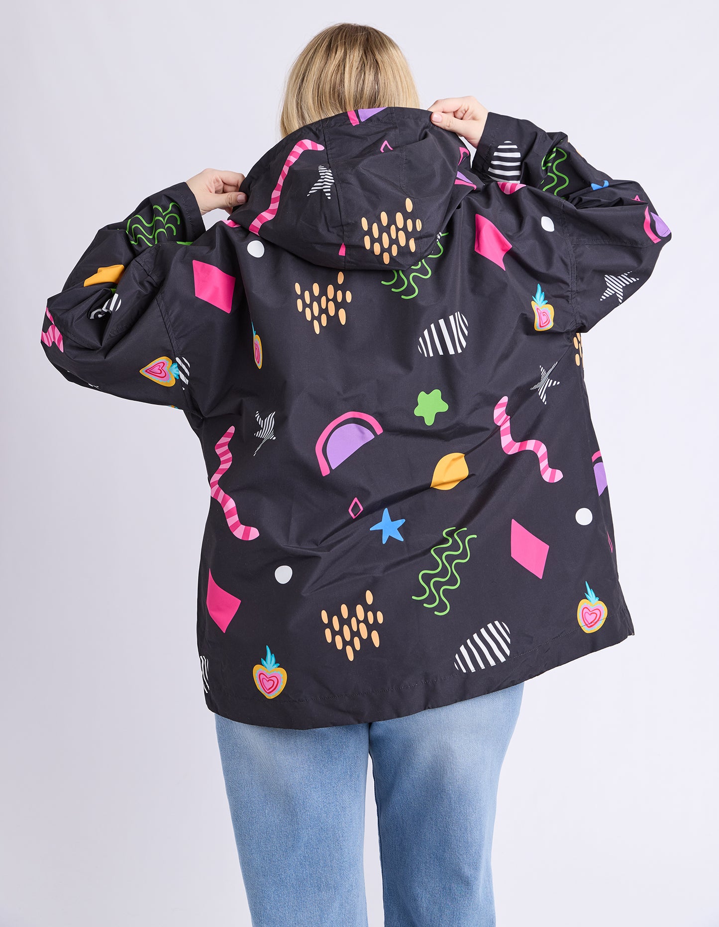 ELM LICORICE GALAXY RAINCOAT