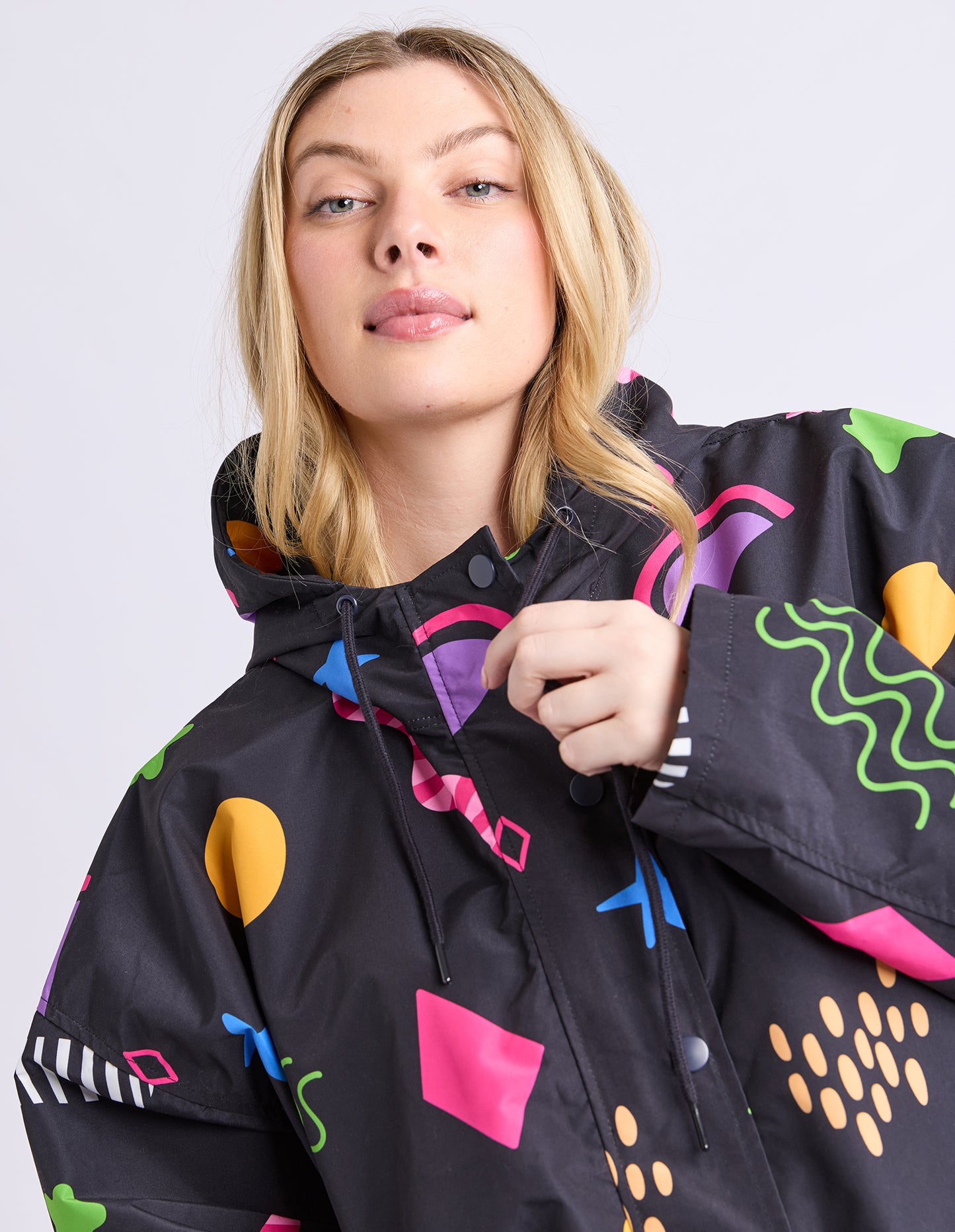 ELM LICORICE GALAXY RAINCOAT