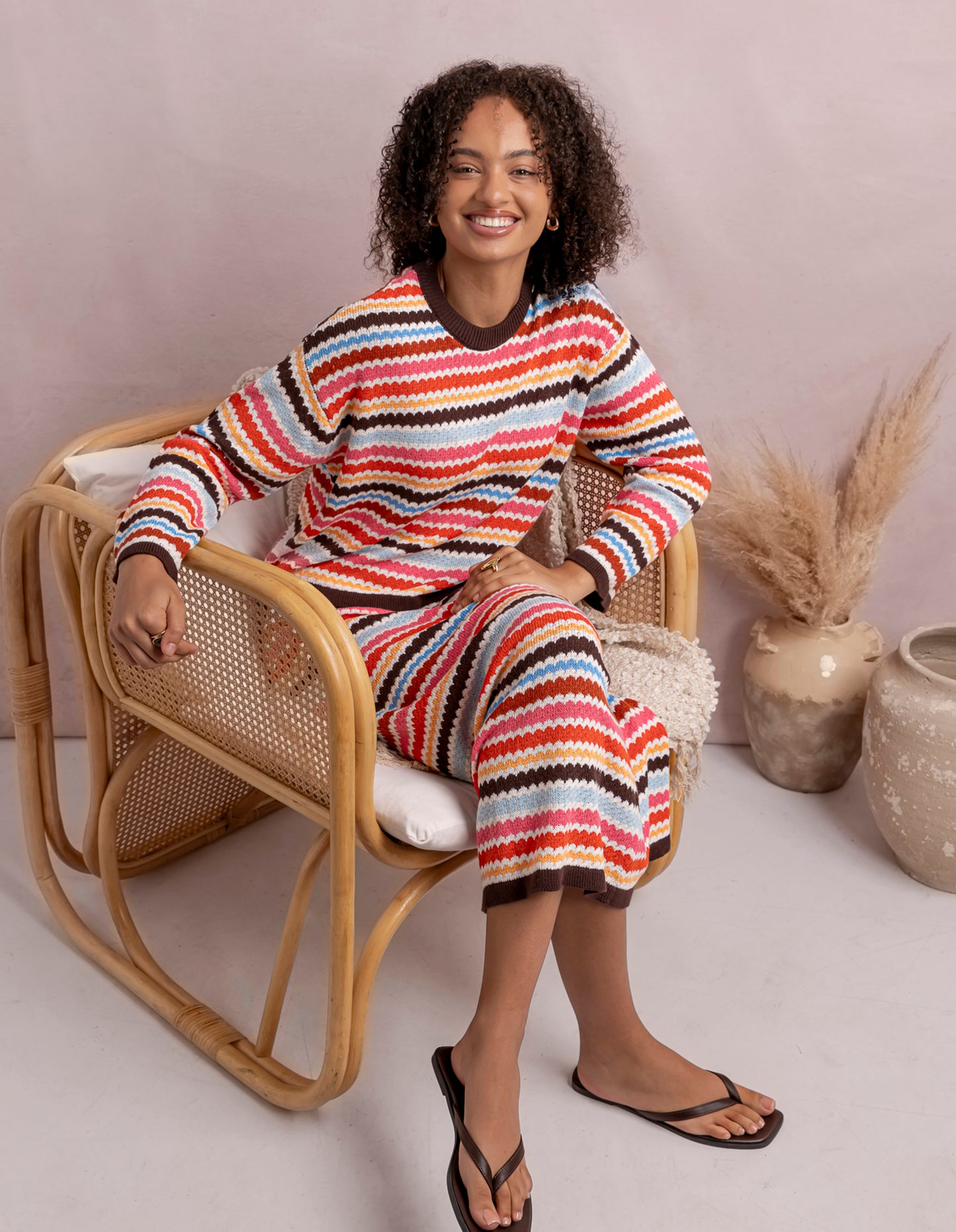 ELM RETRO REEF L/S KNIT
