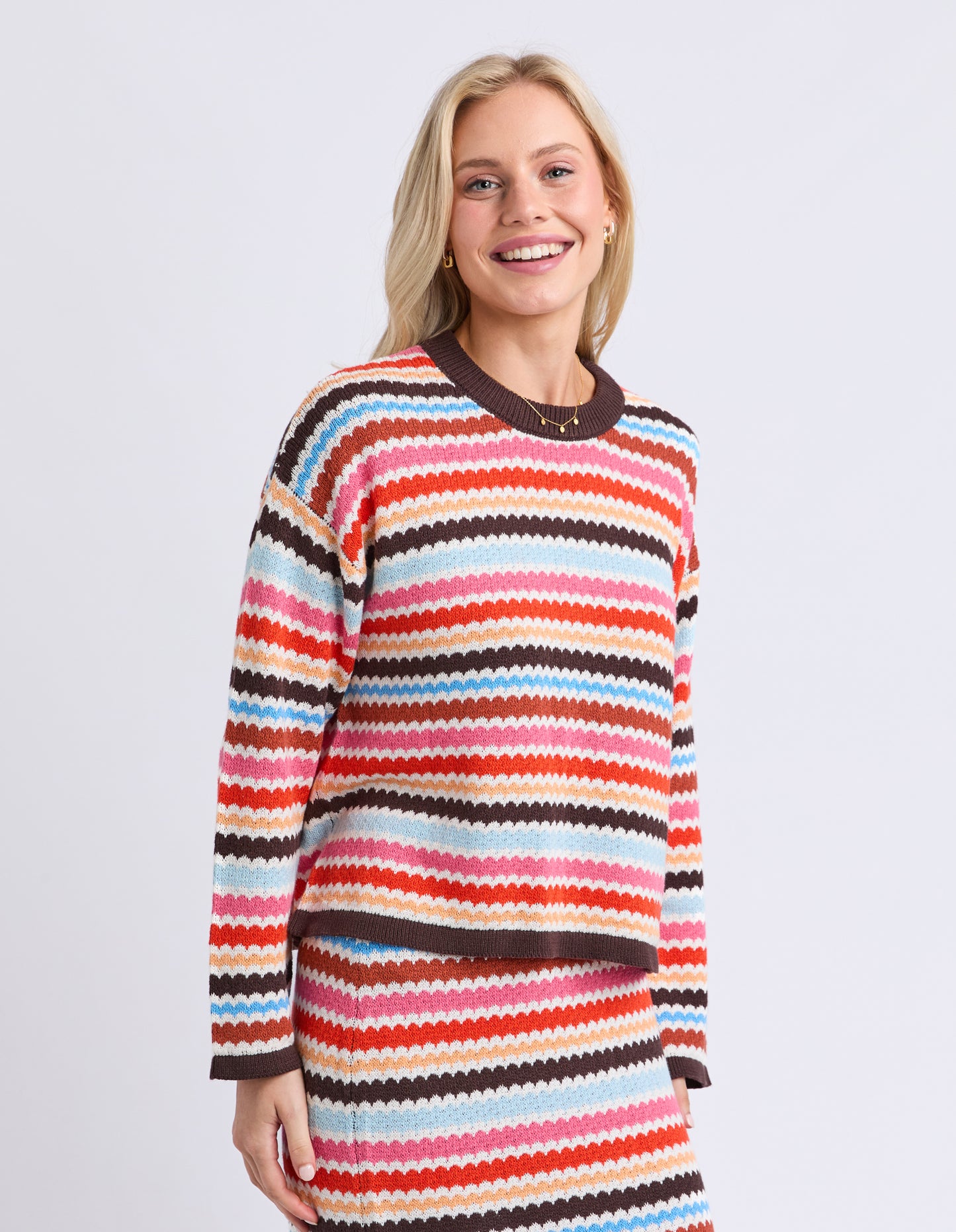 ELM RETRO REEF L/S KNIT