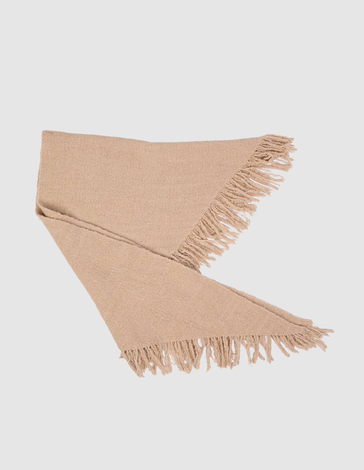 ELM FRINGED TRIANGLE SCARF