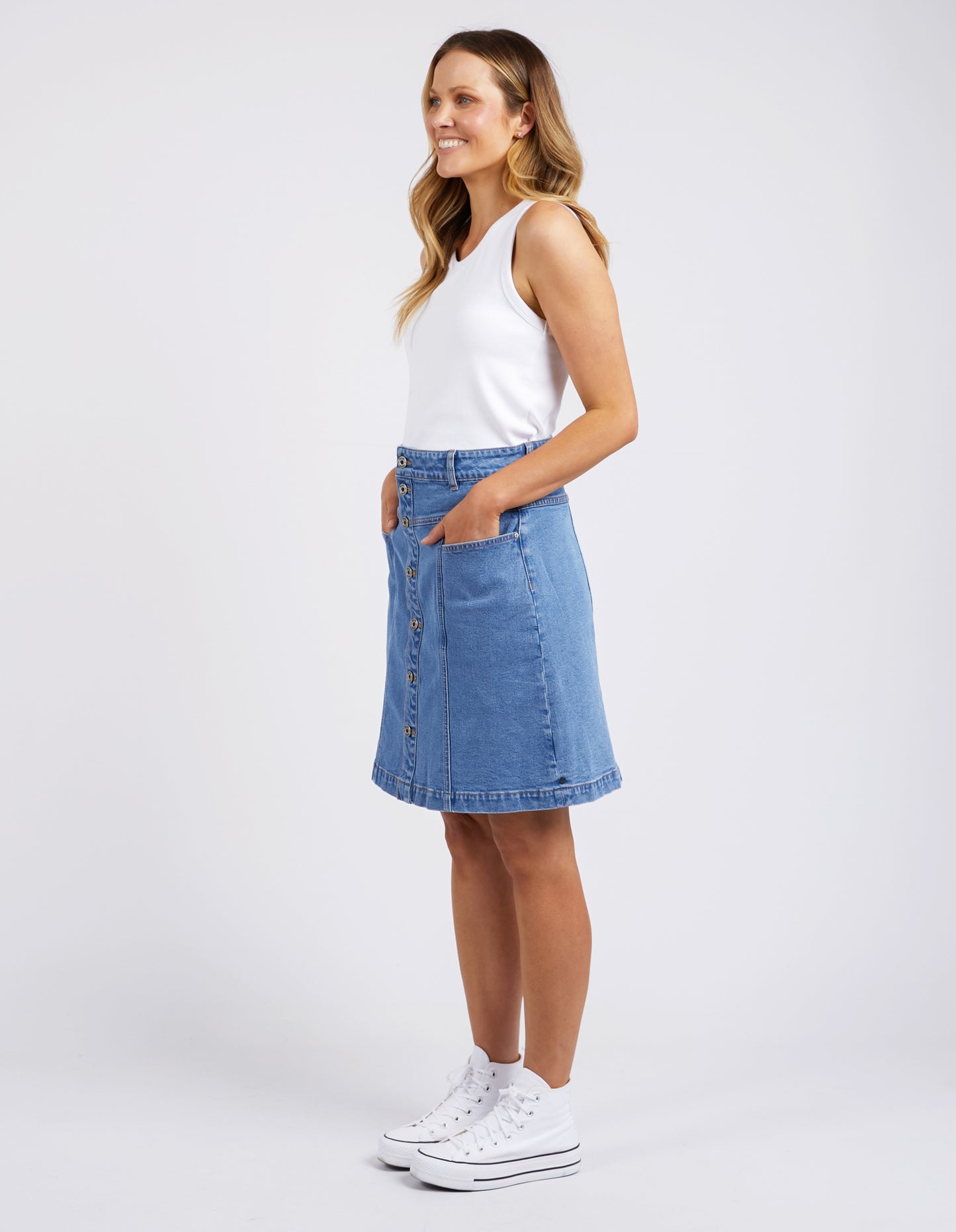 ELM ELIZA DENIM SKIRT