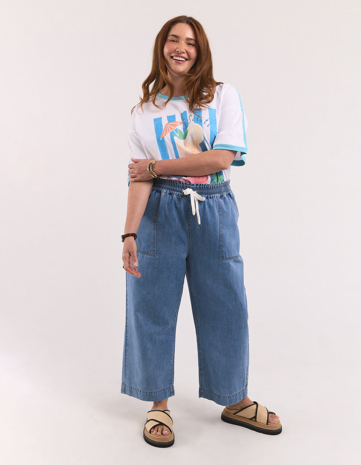 ELM GRETA SLIM LEG PANT