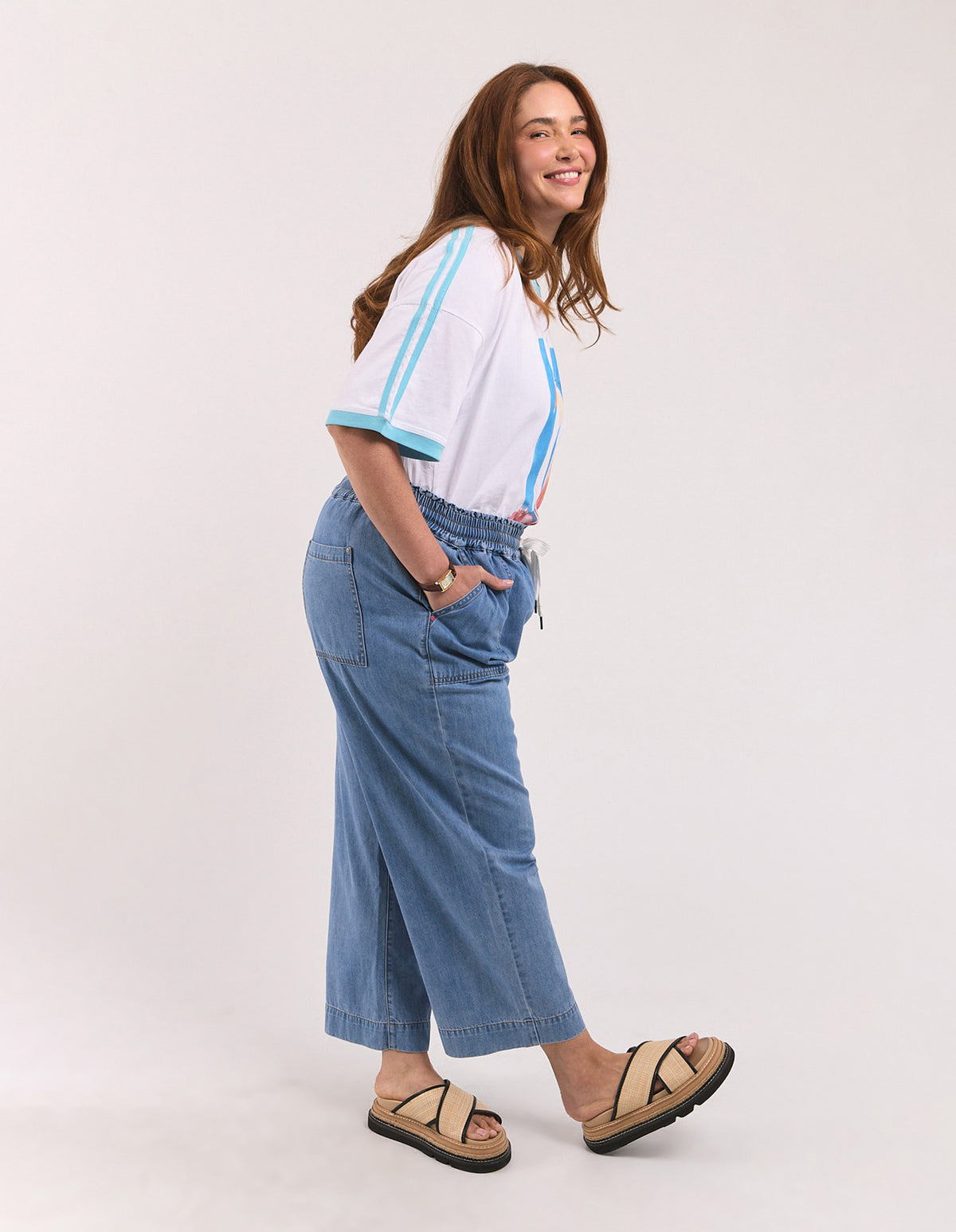 ELM GRETA SLIM LEG PANT