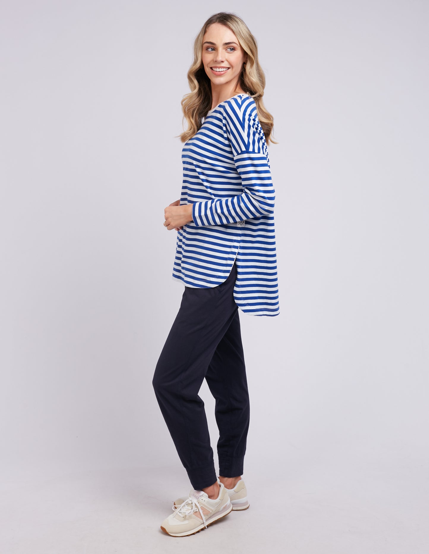 ELM LAUREN L/S STRIPE TEE
