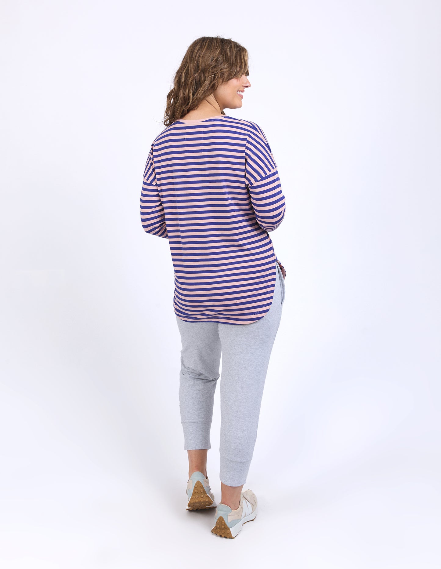 ELM LAUREN L/S STRIPE TEE