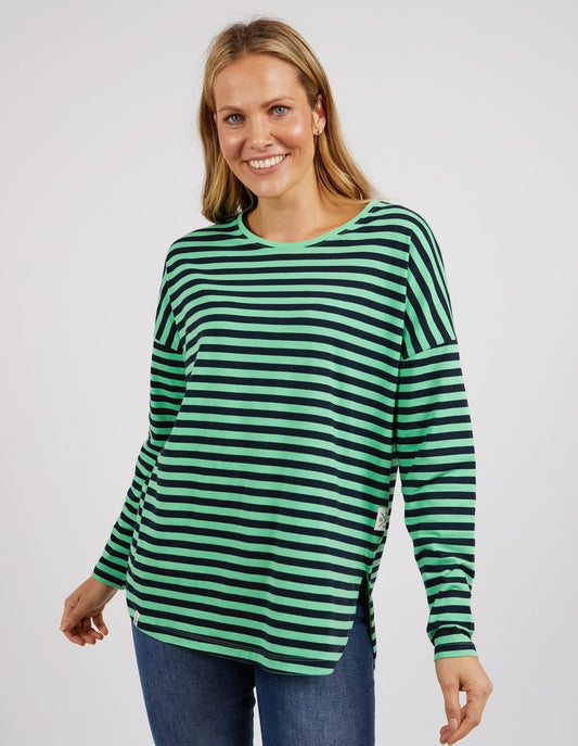 ELM LAUREN L/S STRIPE TEE