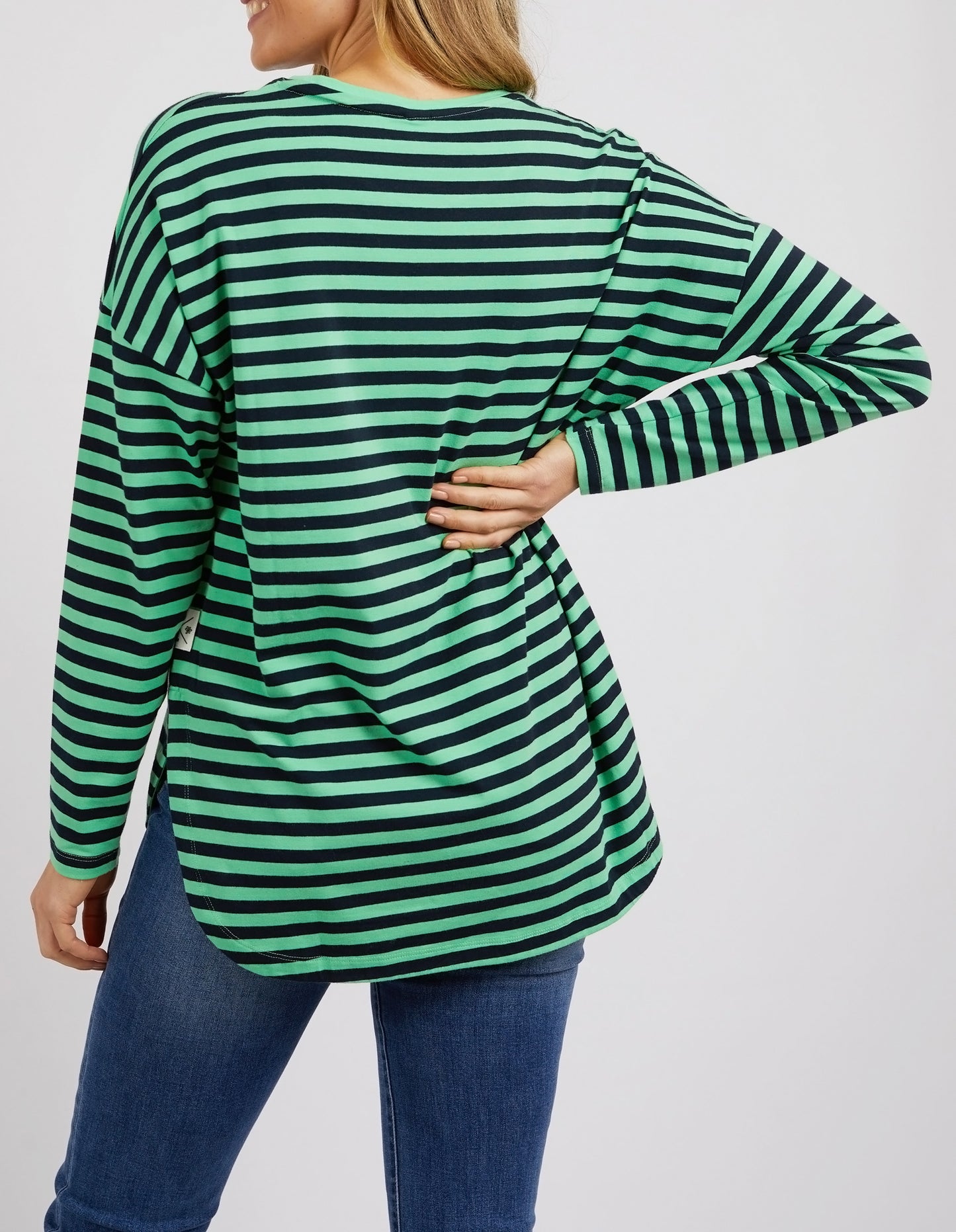 ELM LAUREN L/S STRIPE TEE