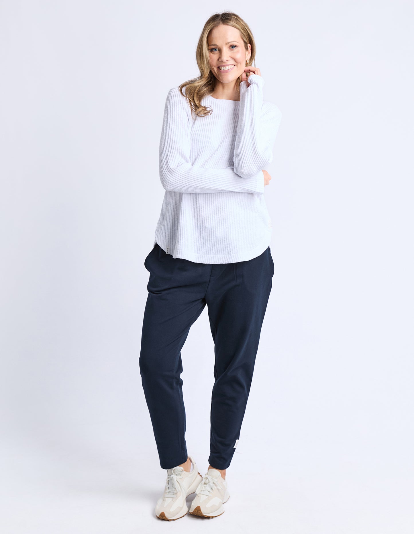 ELM VERONICA RIB L/S TEE