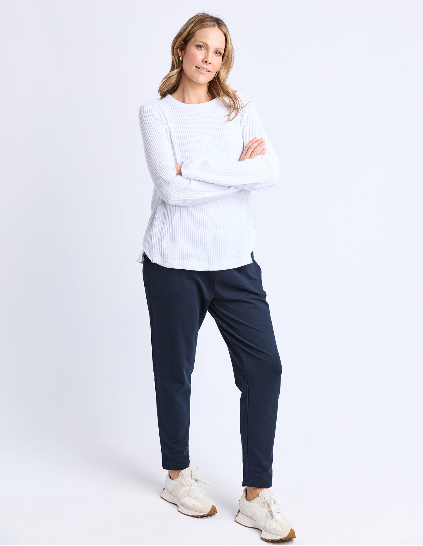 ELM VERONICA RIB L/S TEE