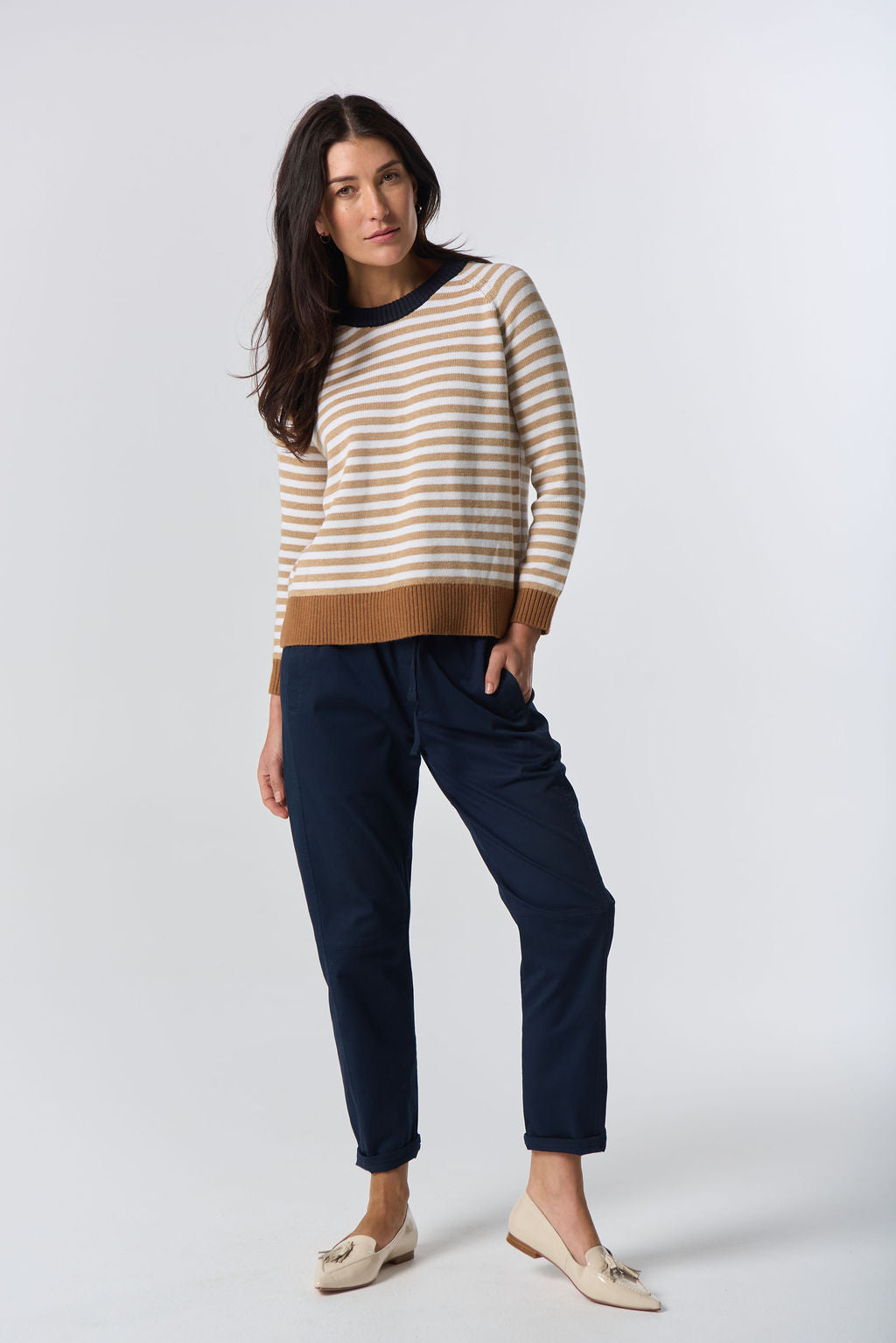 GOONDIWINDI FARMER COTTON CASHMERE JUMPER