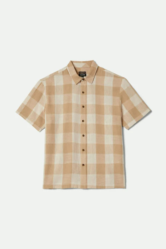 BRIXTON CRU LINEN BLEND S/S SHIRT