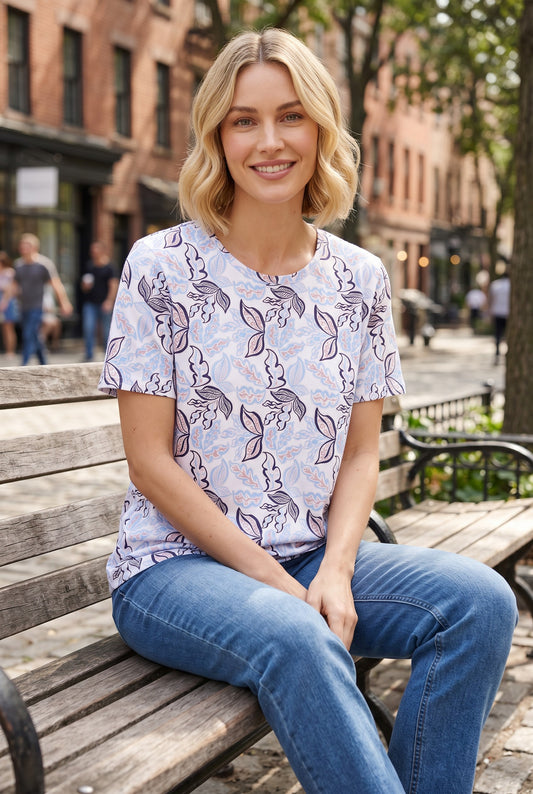 GIVONI SIENA PRINT TOP