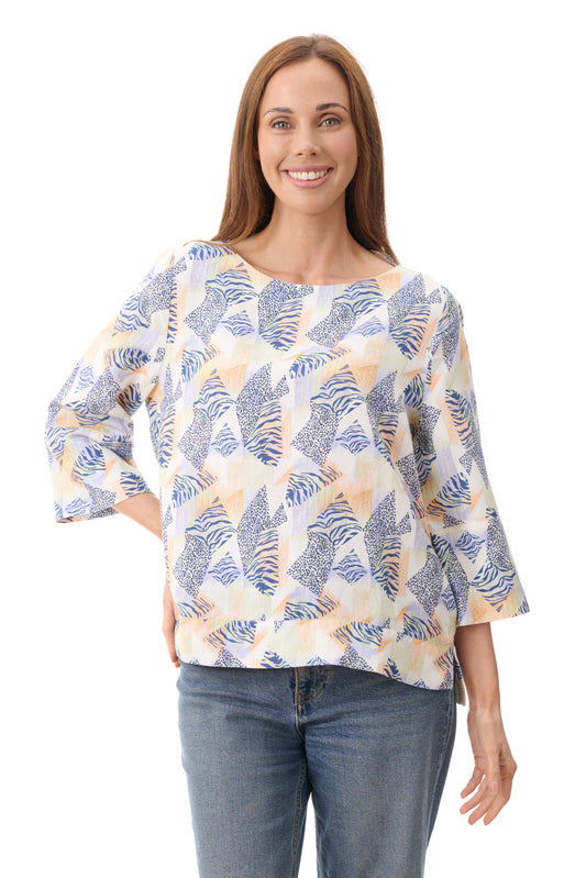 GIVONI JANE 3/4 SLEEVE TOP