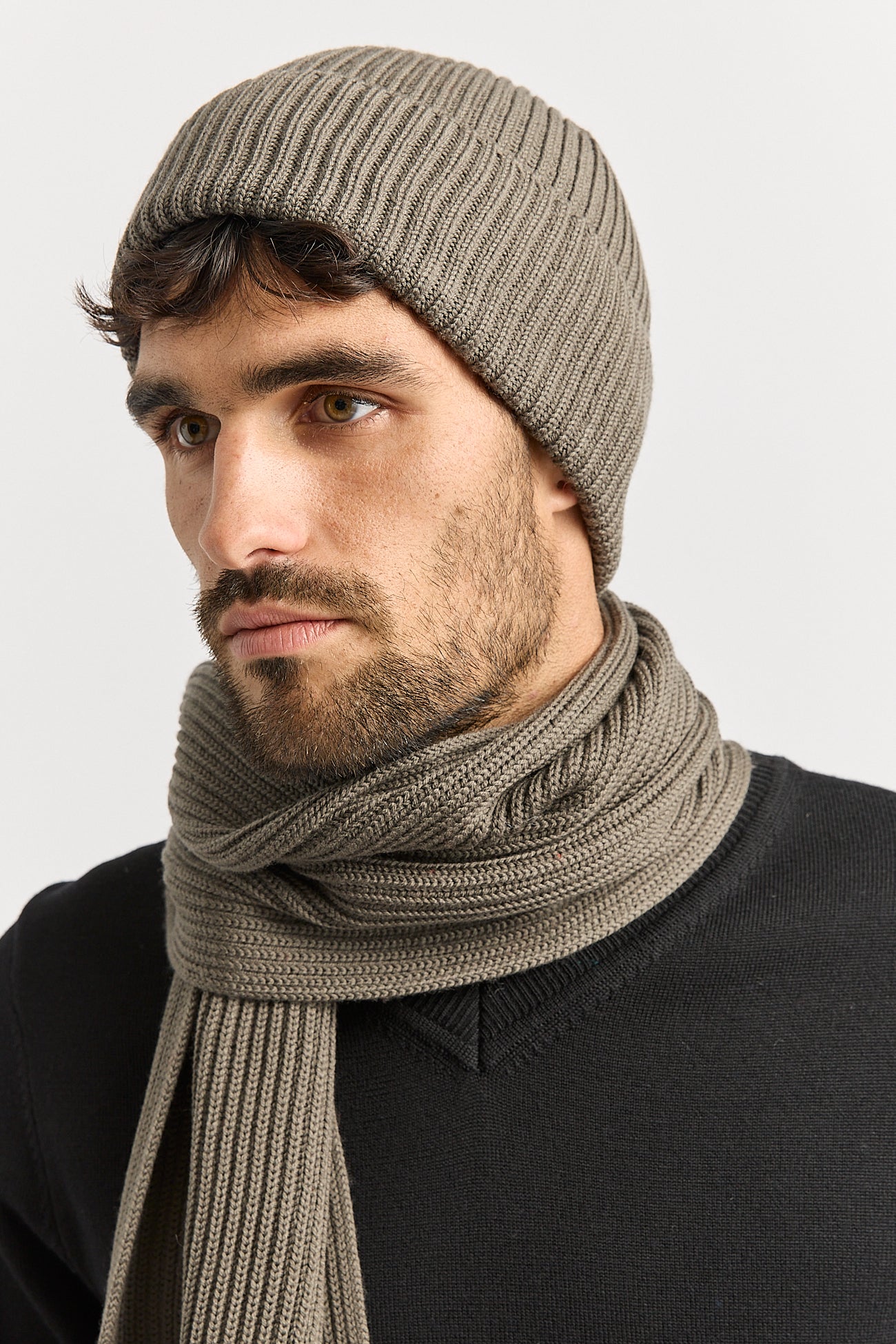 TOORALLIE MERINO RIB BEANIE