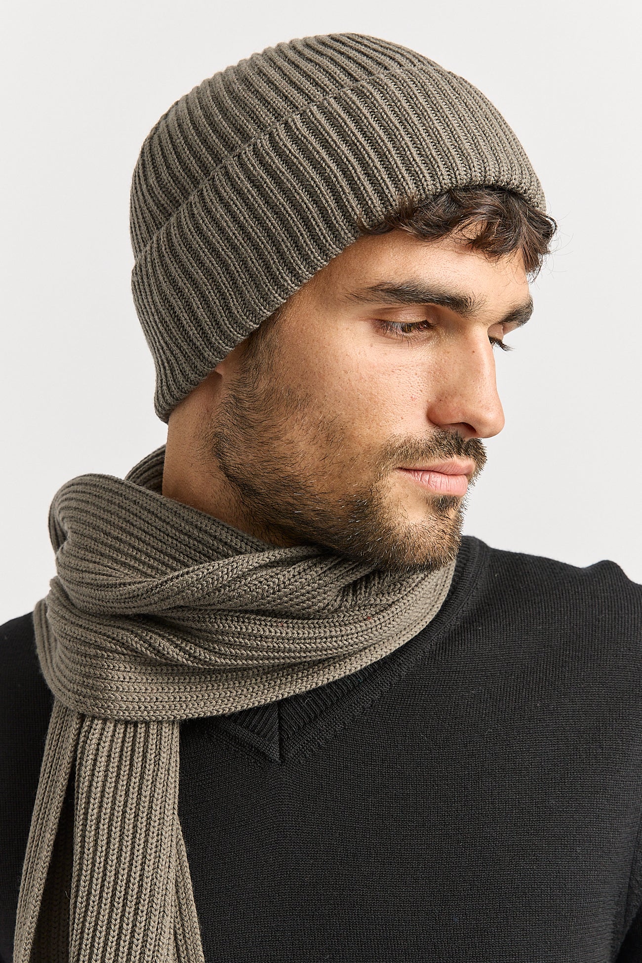TOORALLIE MERINO RIB BEANIE