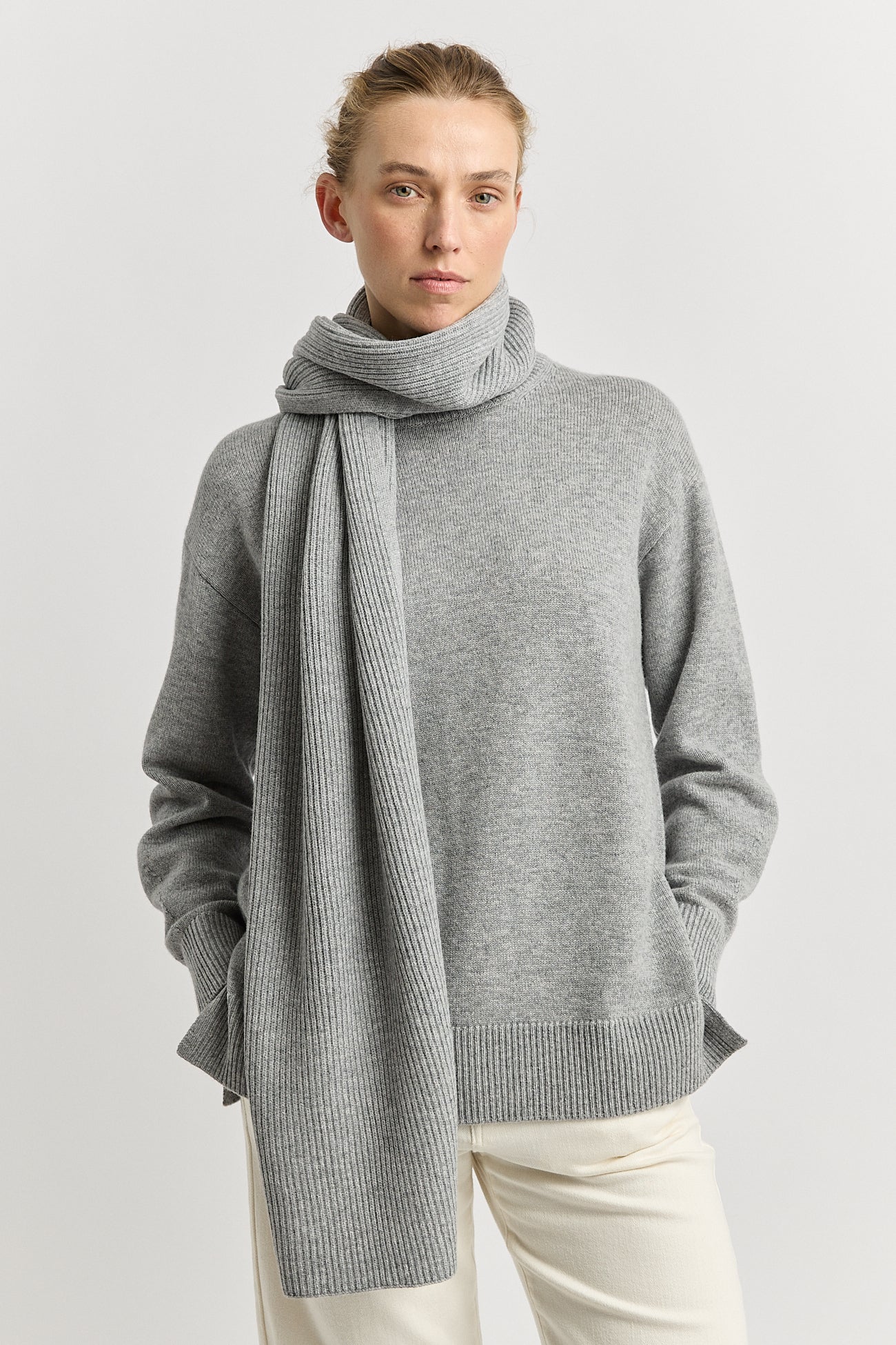 TOORALLIE FINE RIB SCARF