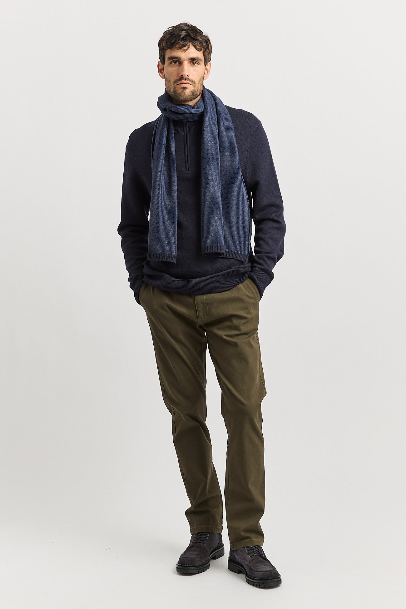 TOORALLIE LINKS STRIPE SCARF