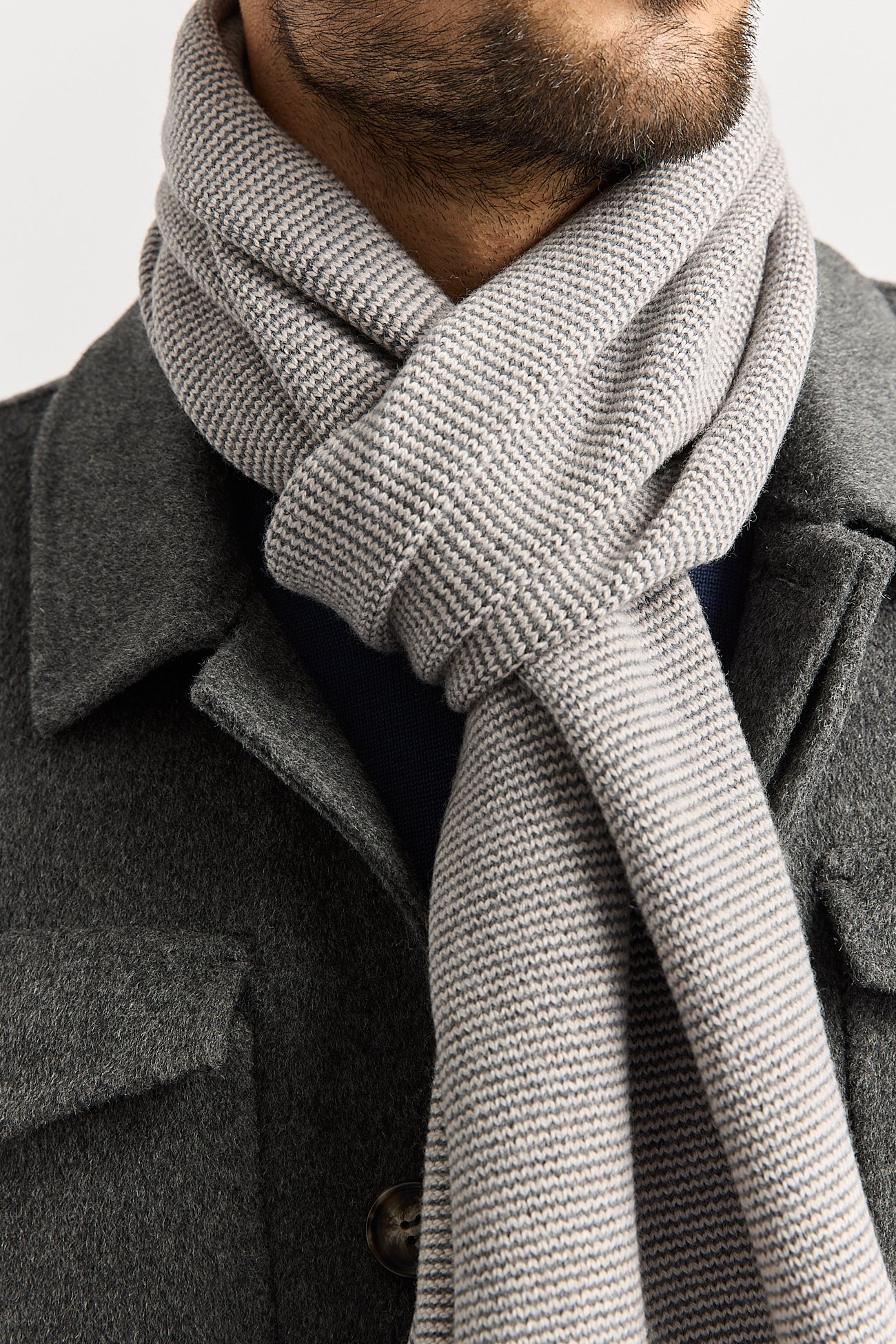 TOORALLIE LINKS STRIPE SCARF