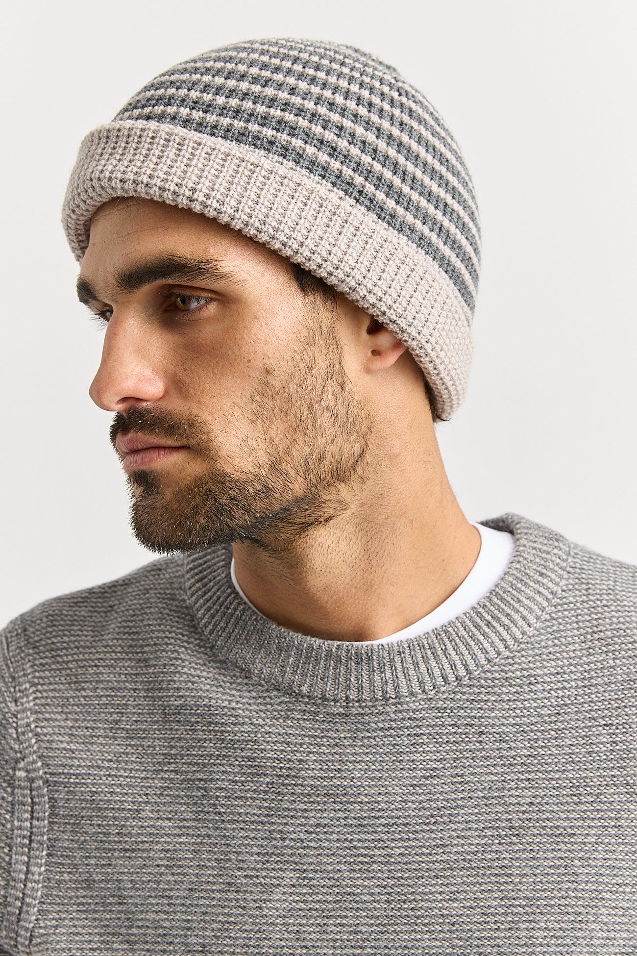 TOORALLIE LINKS STRIPE BEANIE