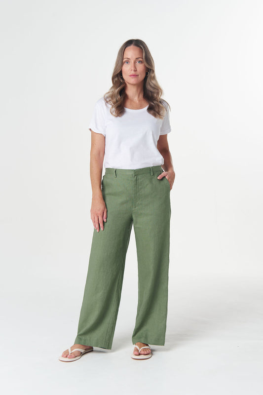 GOONDIWINDI TAILORED STRAIGHT LEG PANT