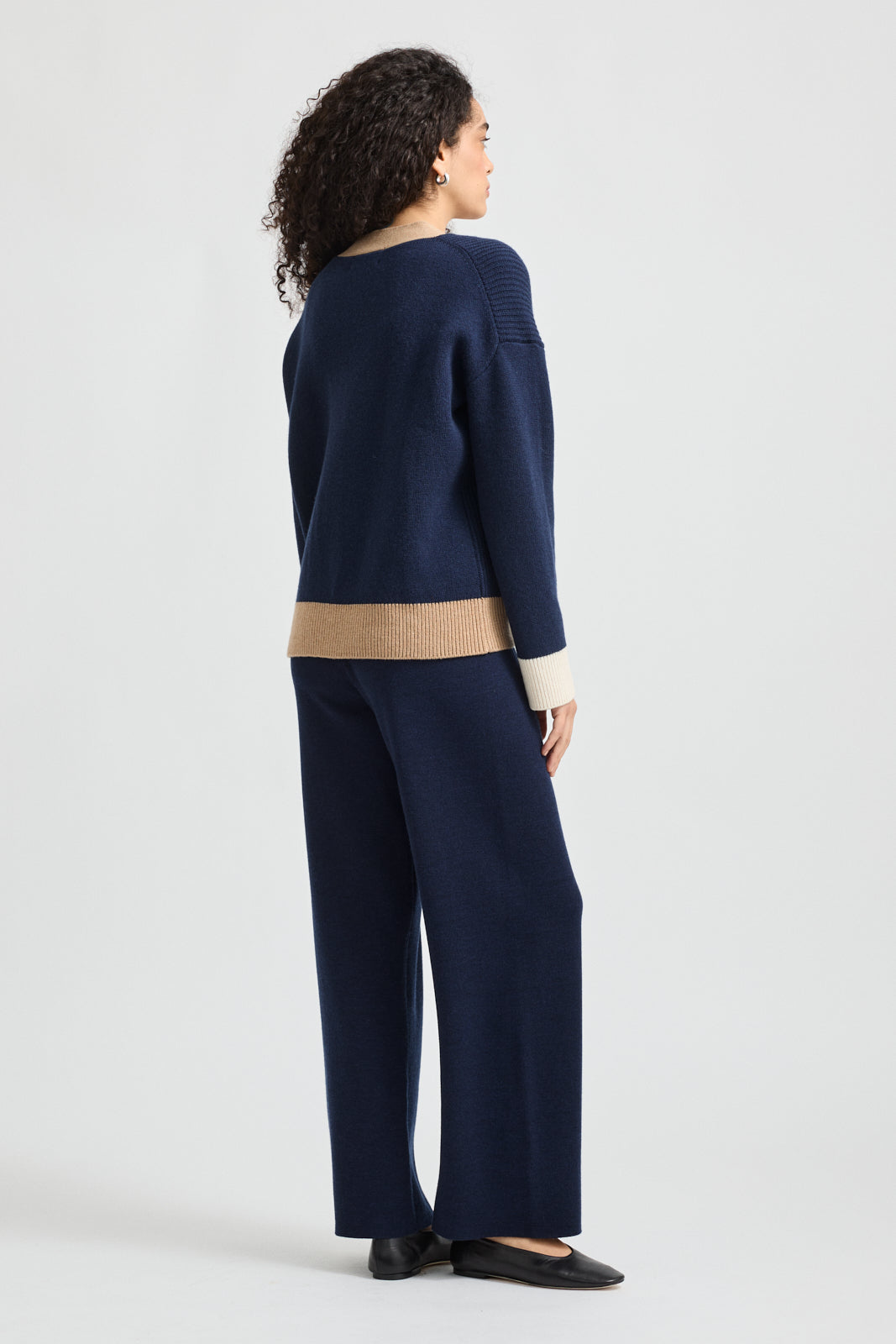 TOORALLIE CONTRAST TRIM CARDIGAN
