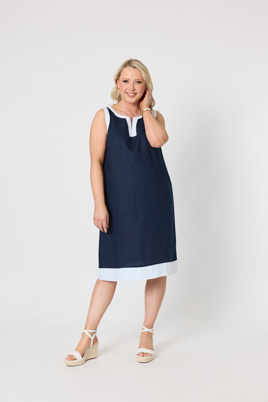 GORDON SMITH CHLOE LINEN DRESS