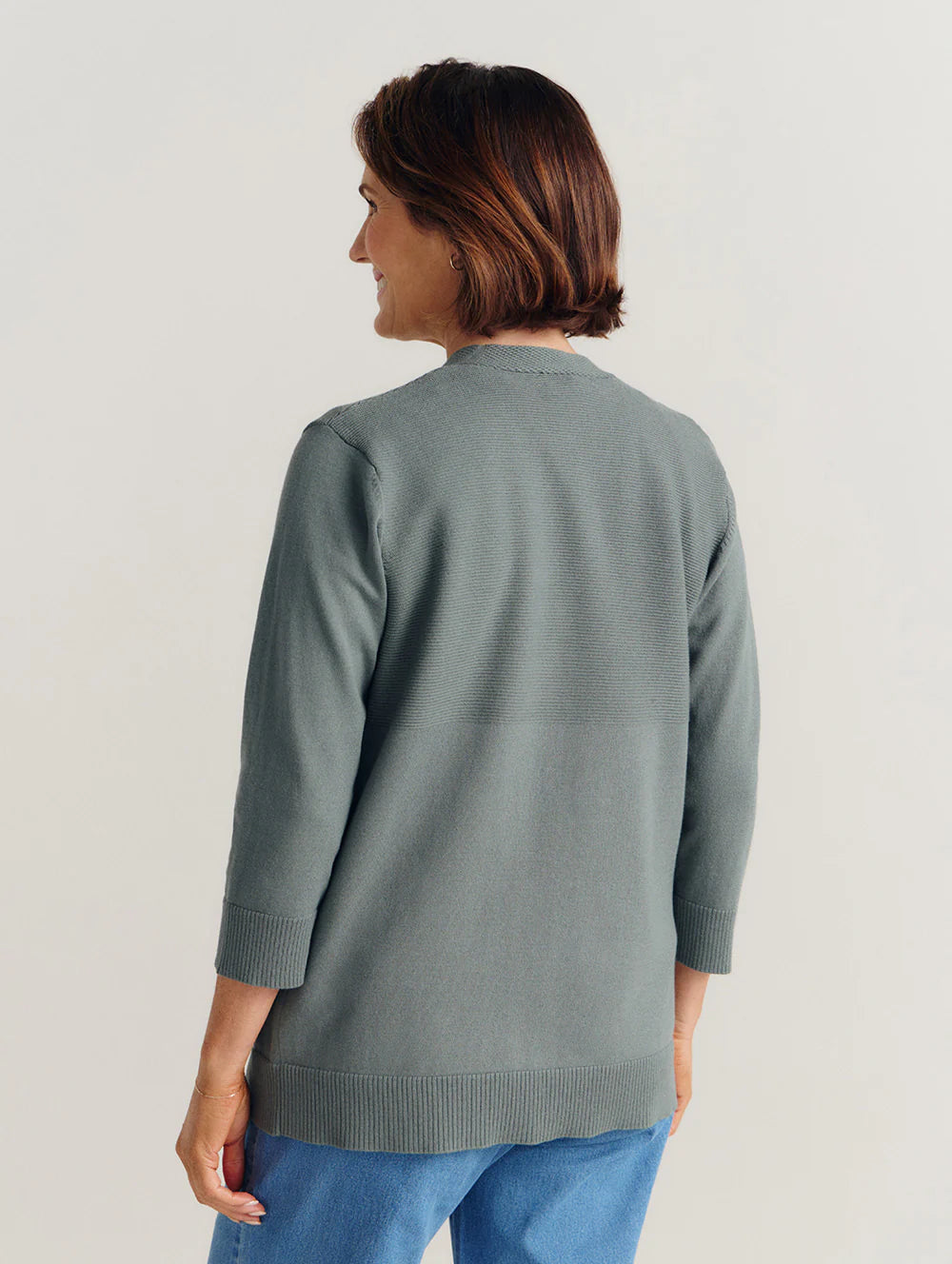 BLACK PEPPER OTTILIA 3/4 SL CARDIGAN