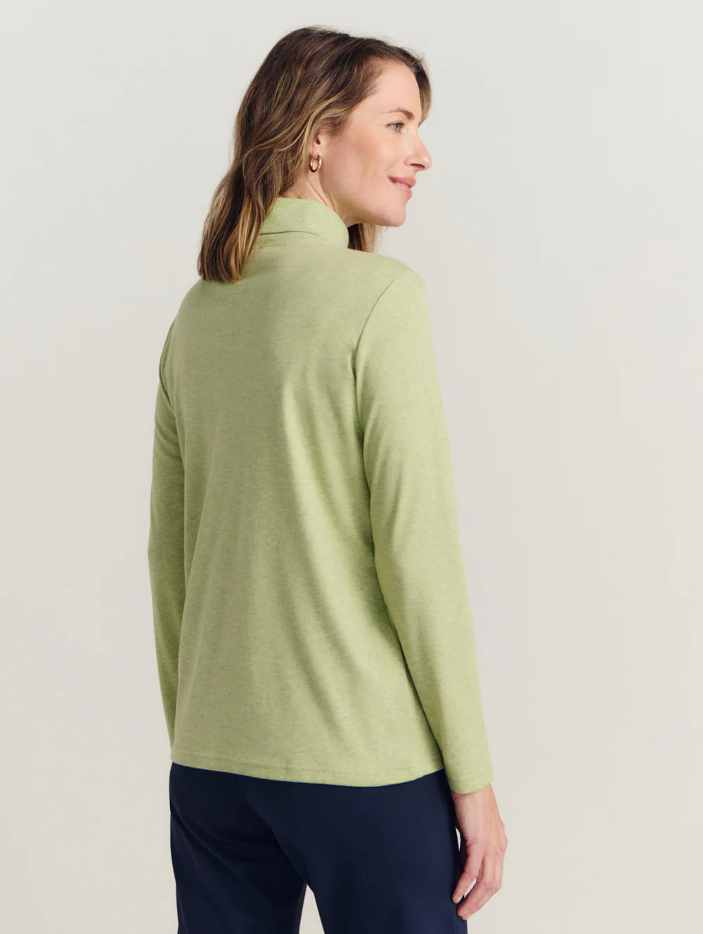 BLACK PEPPER ROLL NECK SKIVVY