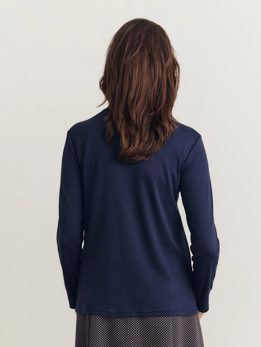 BLACK PEPPER ROLL NECK SKIVVY